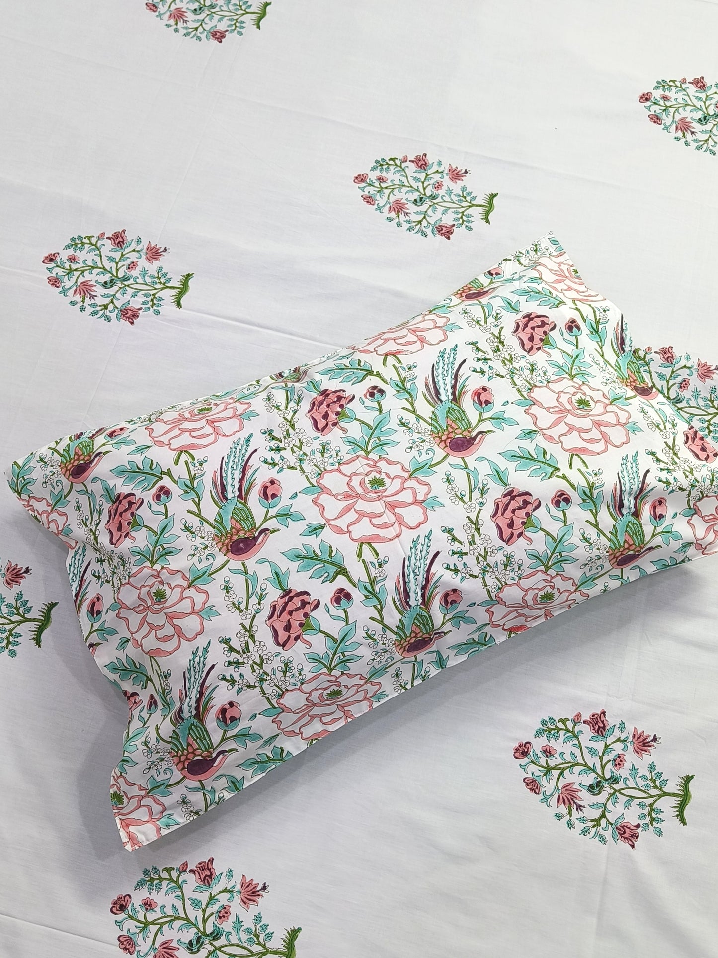 FRESH ARRIVAL Handblock Printed Premium Bedsheets