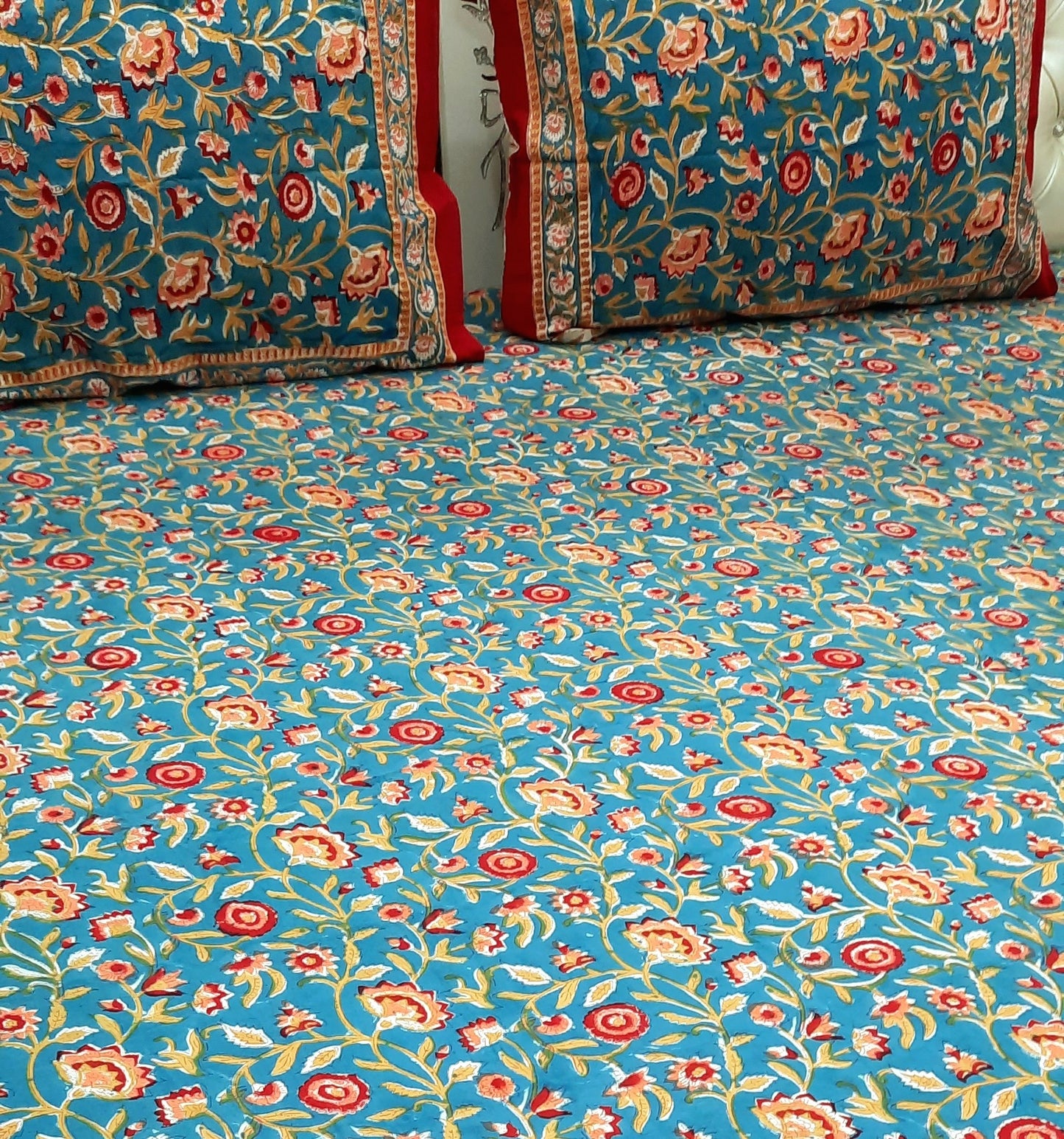 Handblock Printed Premium Bedsheets