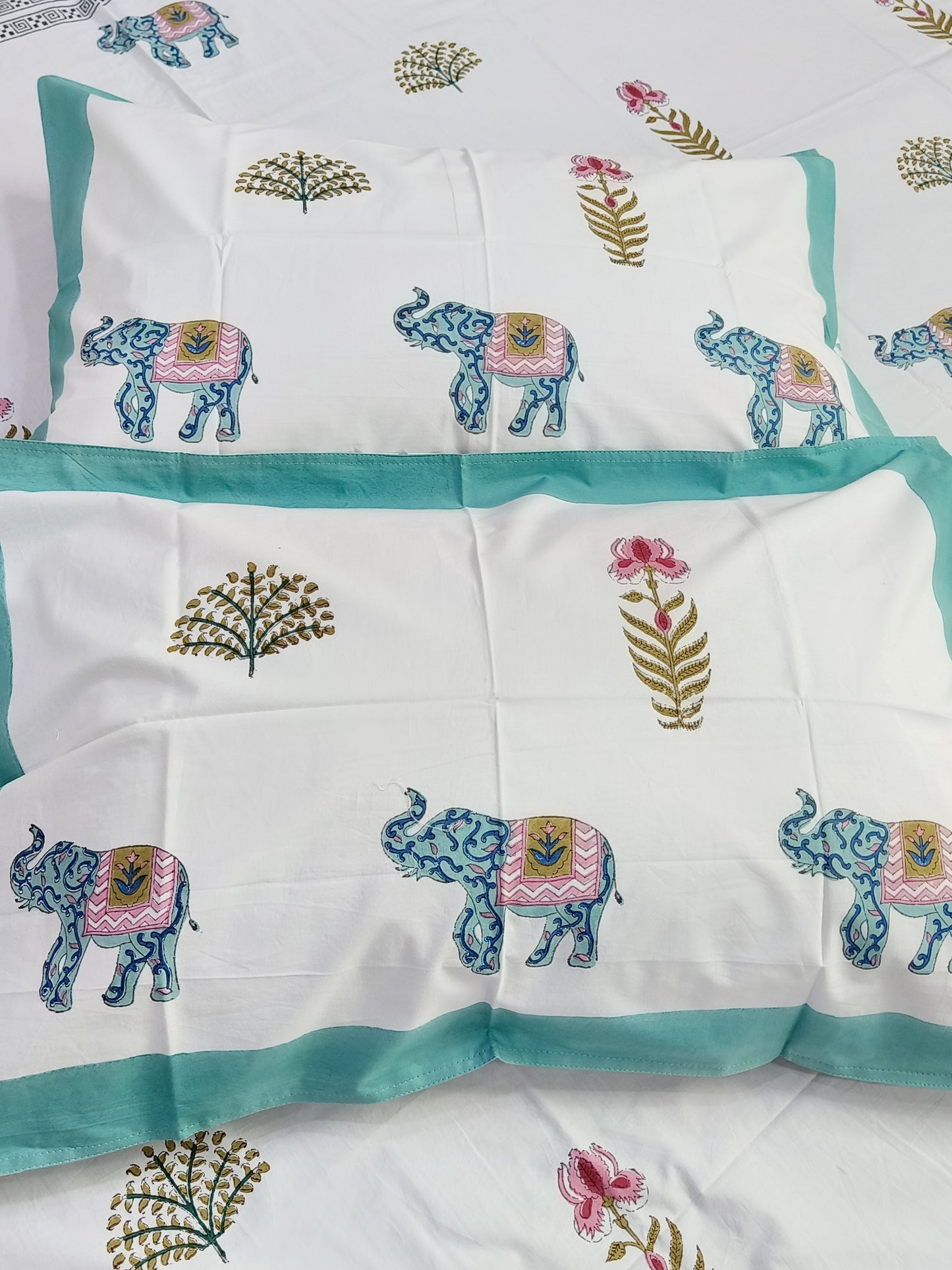 FRESH ARRIVAL Handblock Printed Premium Bedsheets