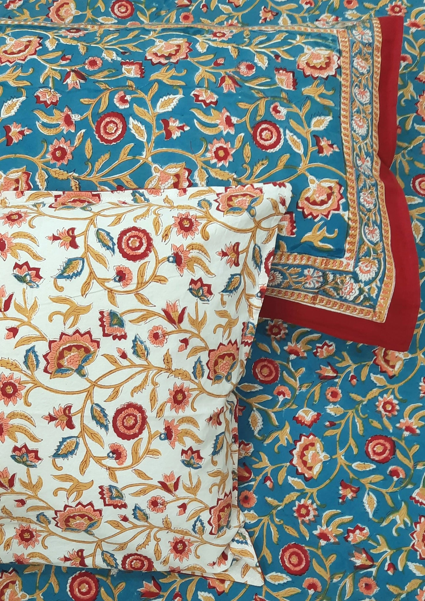 Handblock Printed Premium Bedsheets
