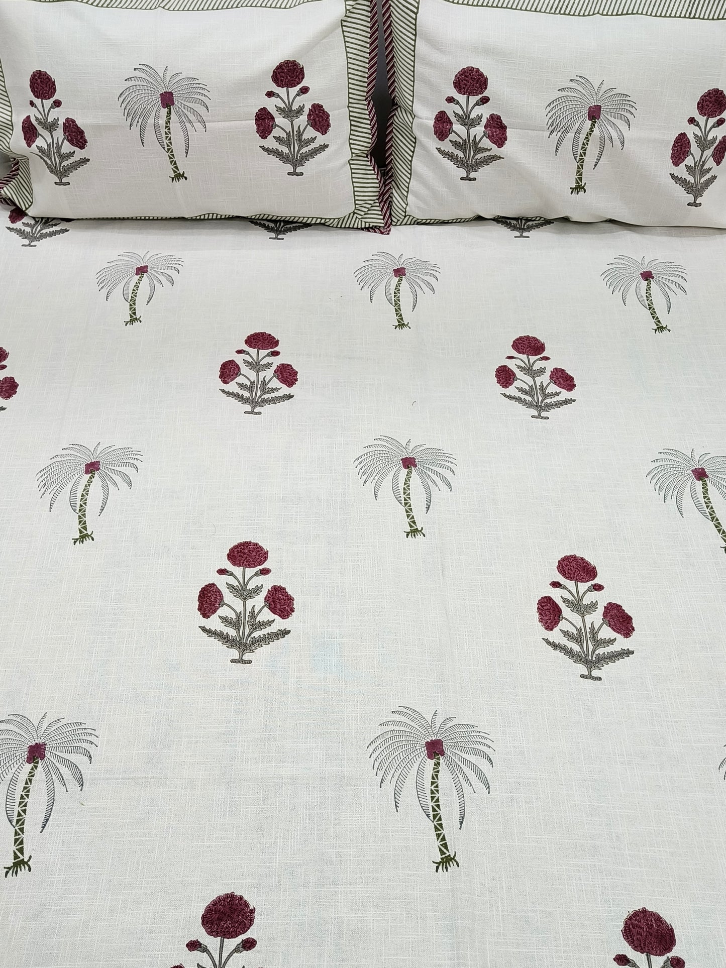 Handblock Printed Premium SLUB Bedcovers