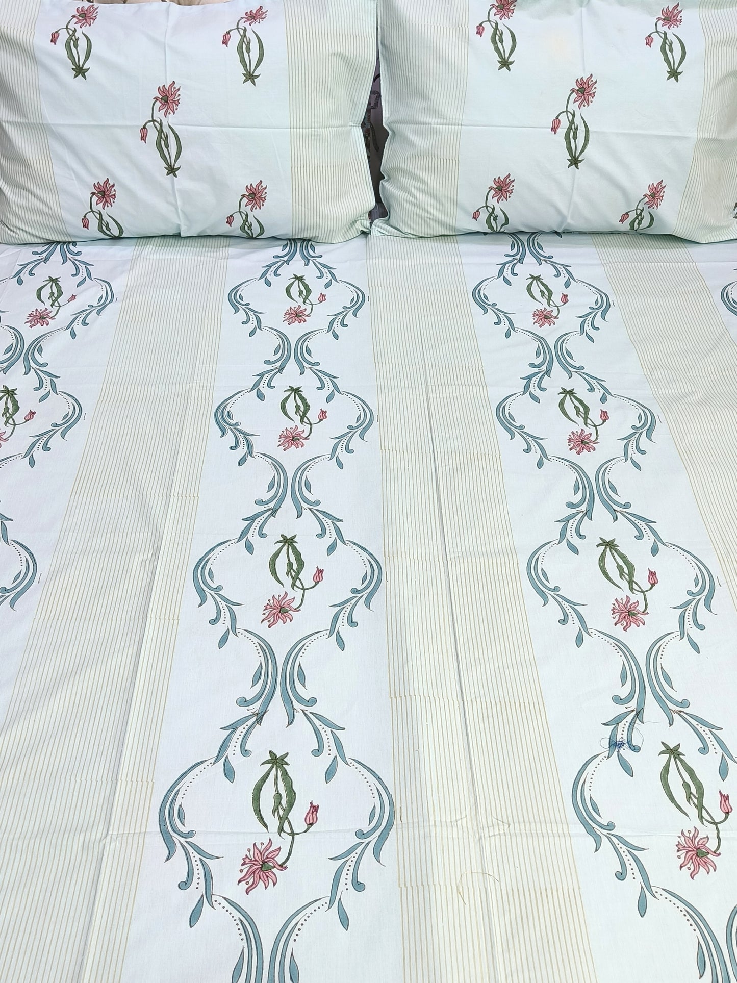 Handblock Printed Premium Bedsheets