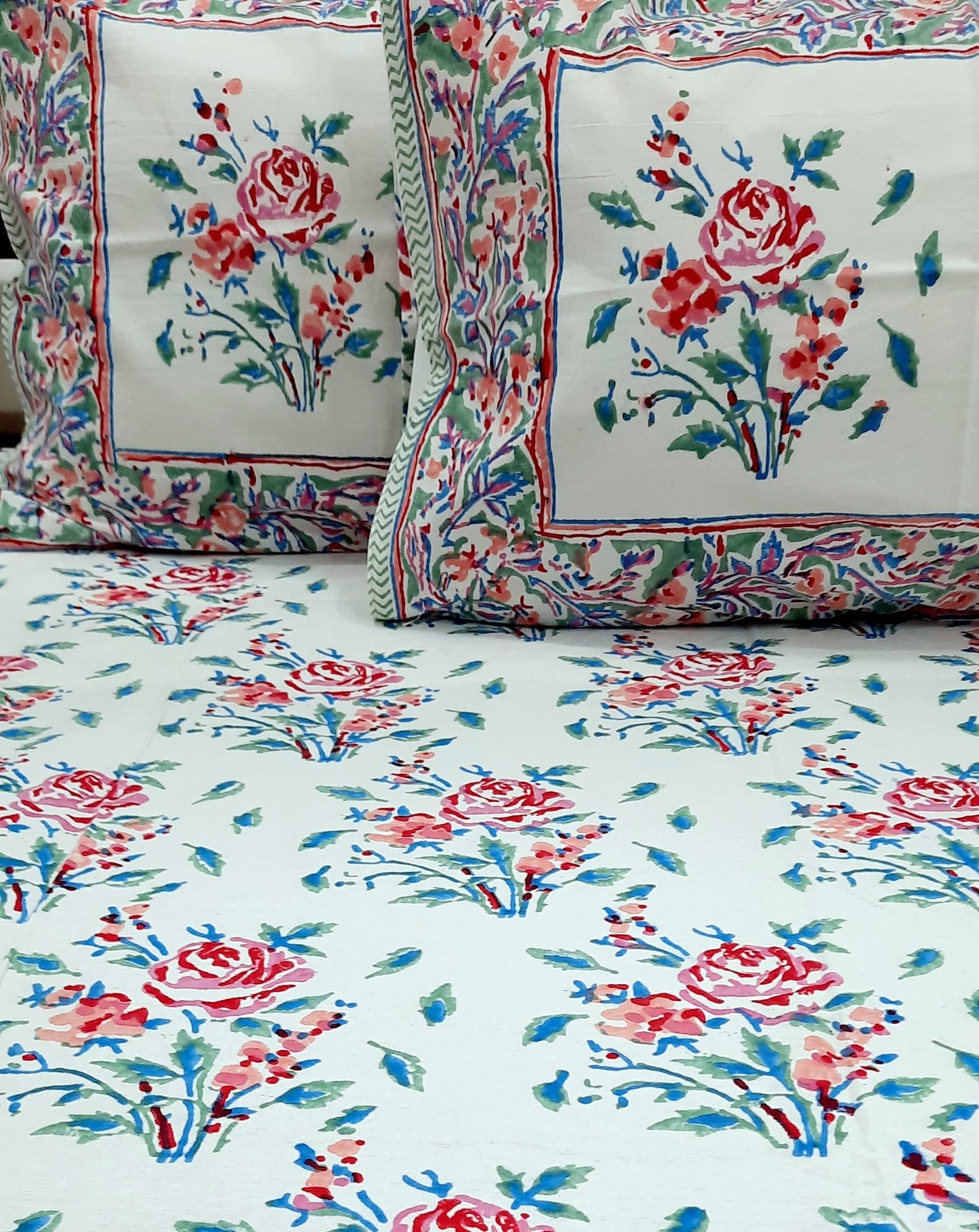 Handblock Printed Premium Bedsheets