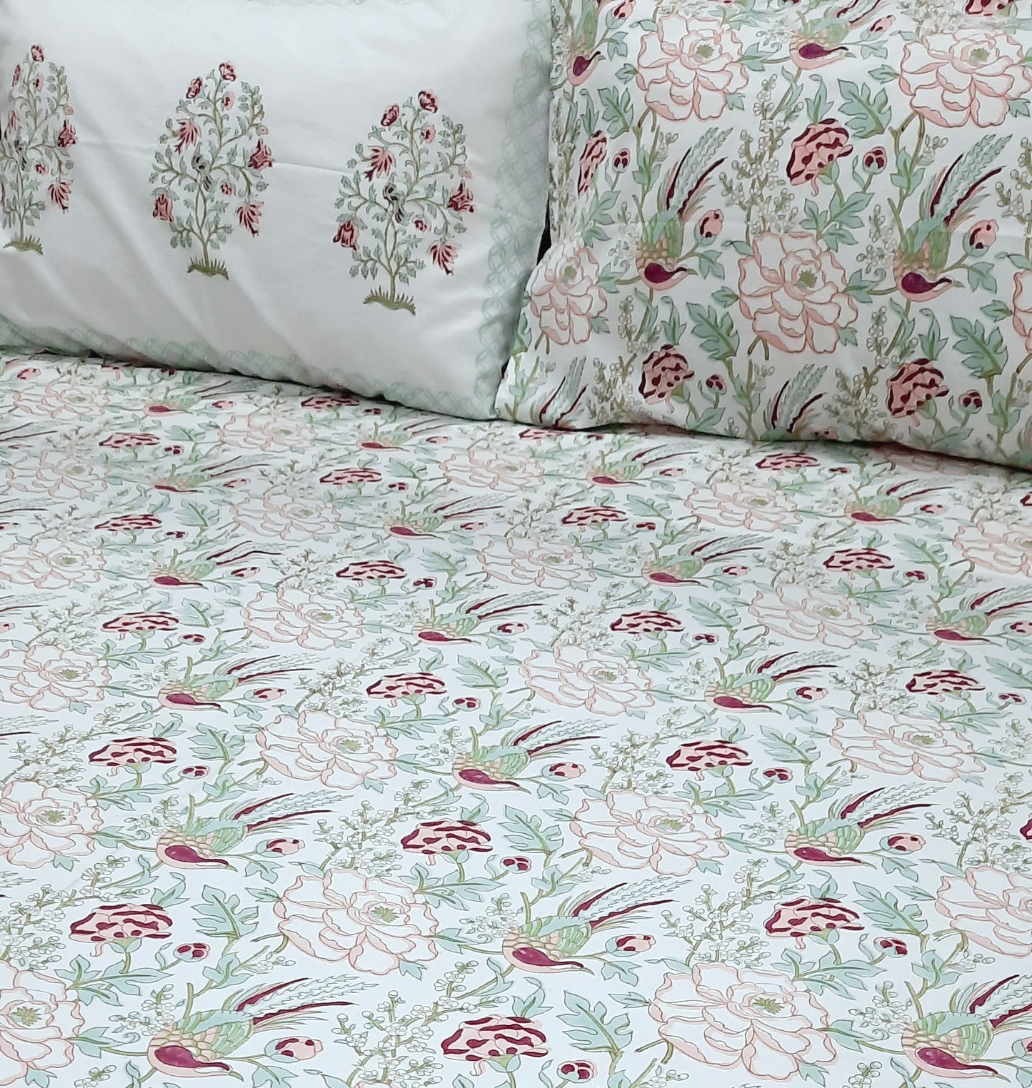 Handblock Printed Premium Bedsheets (Dispatch Time 24 Hours)