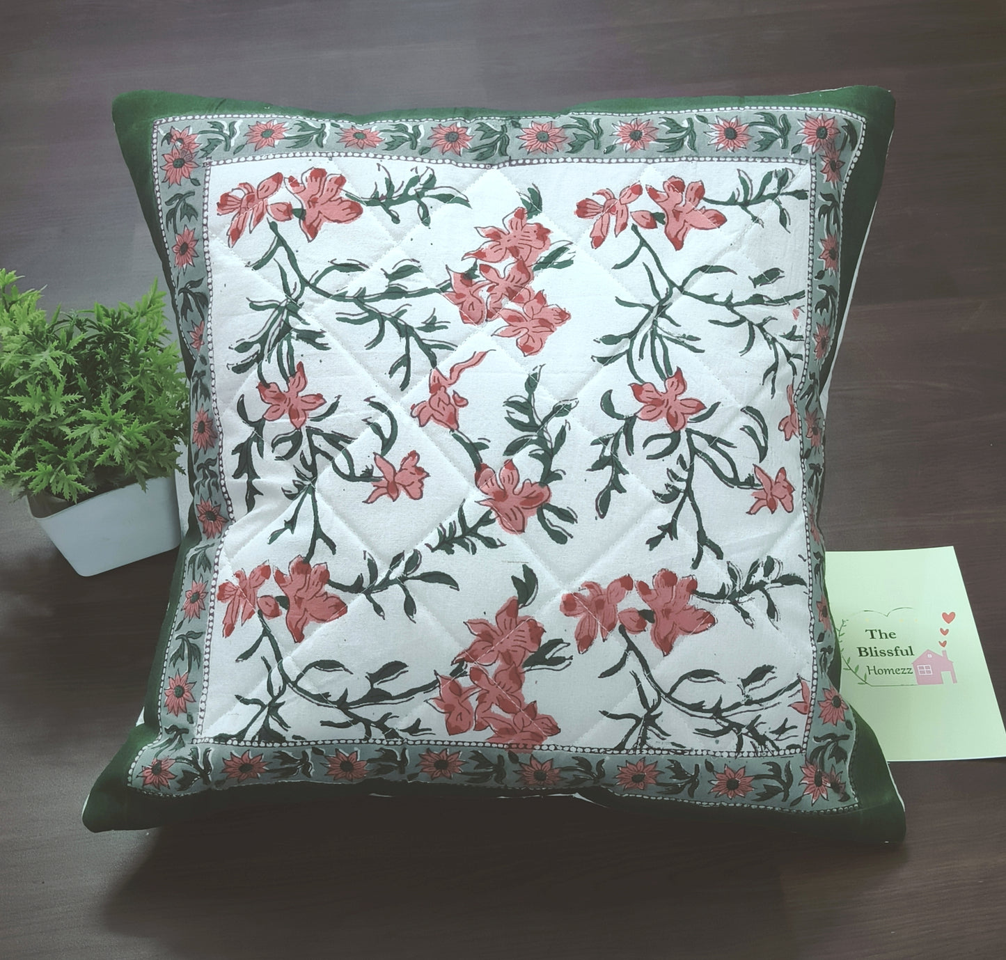 Handblock Printed Cushion Cover