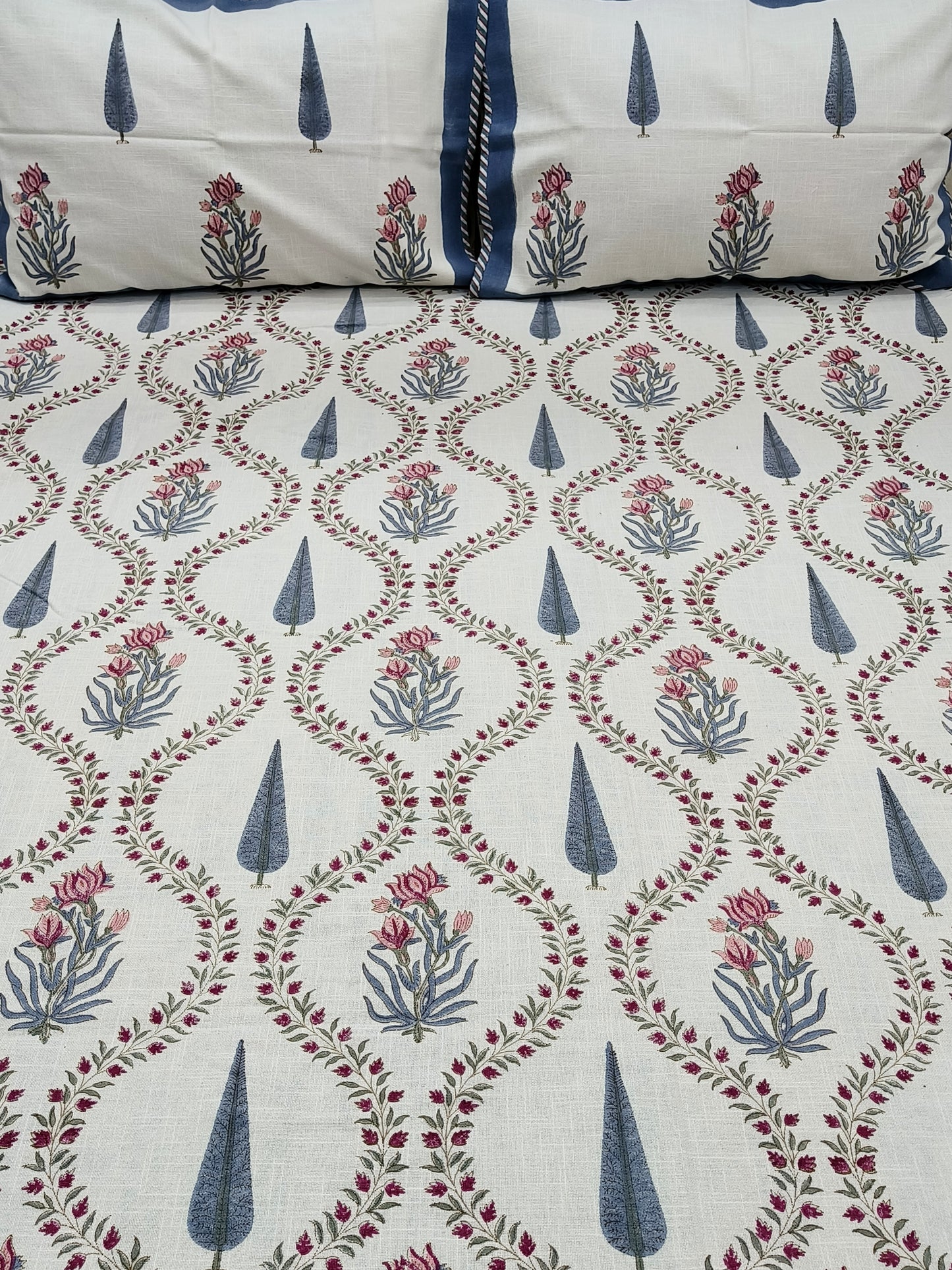 Handblock Printed Premium SLUB Bedcovers