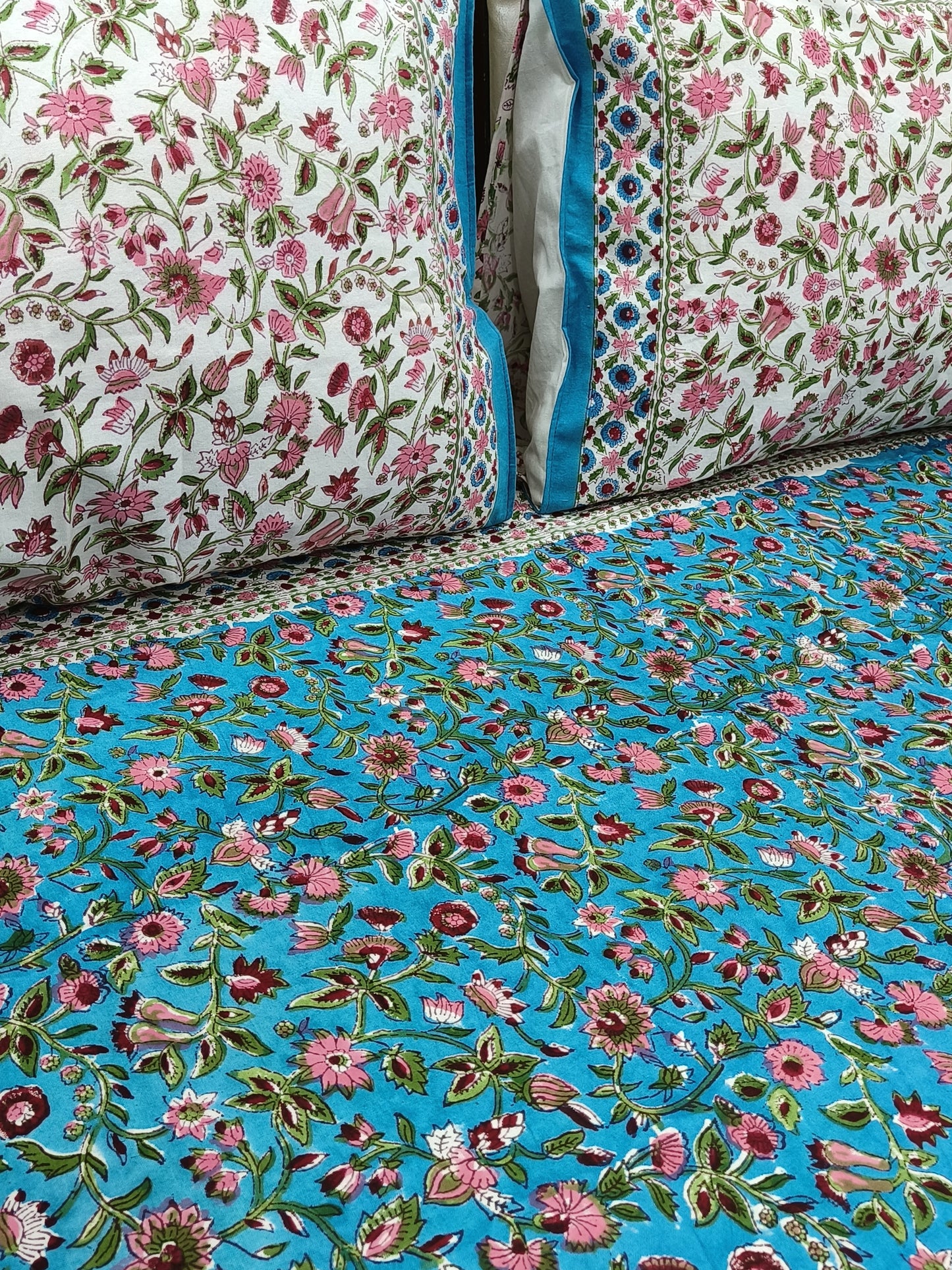 FRESH ARRIVAL Handblock Printed Premium Bedsheets