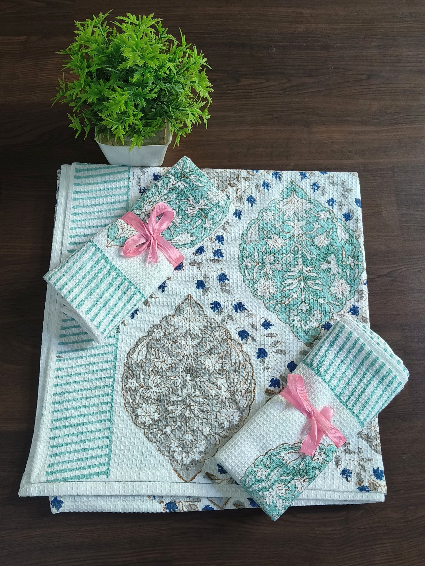 Handblock Printed Towels