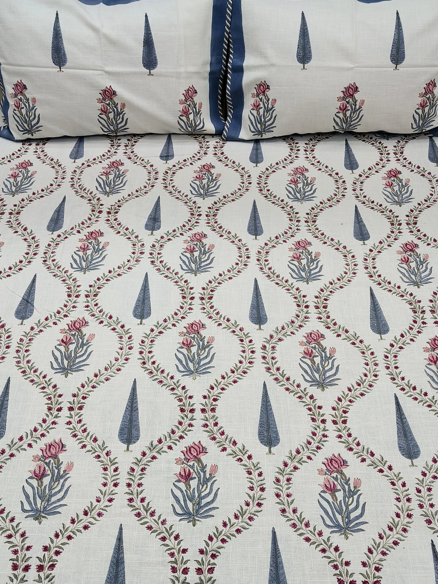 Handblock Printed Premium SLUB Bedcovers