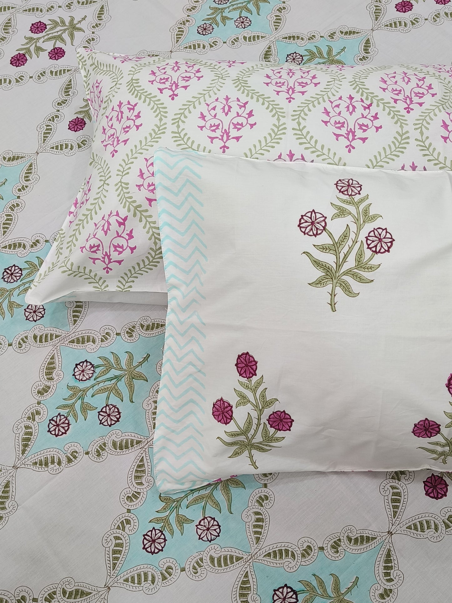 Handblock Printed Premium Bedsheets