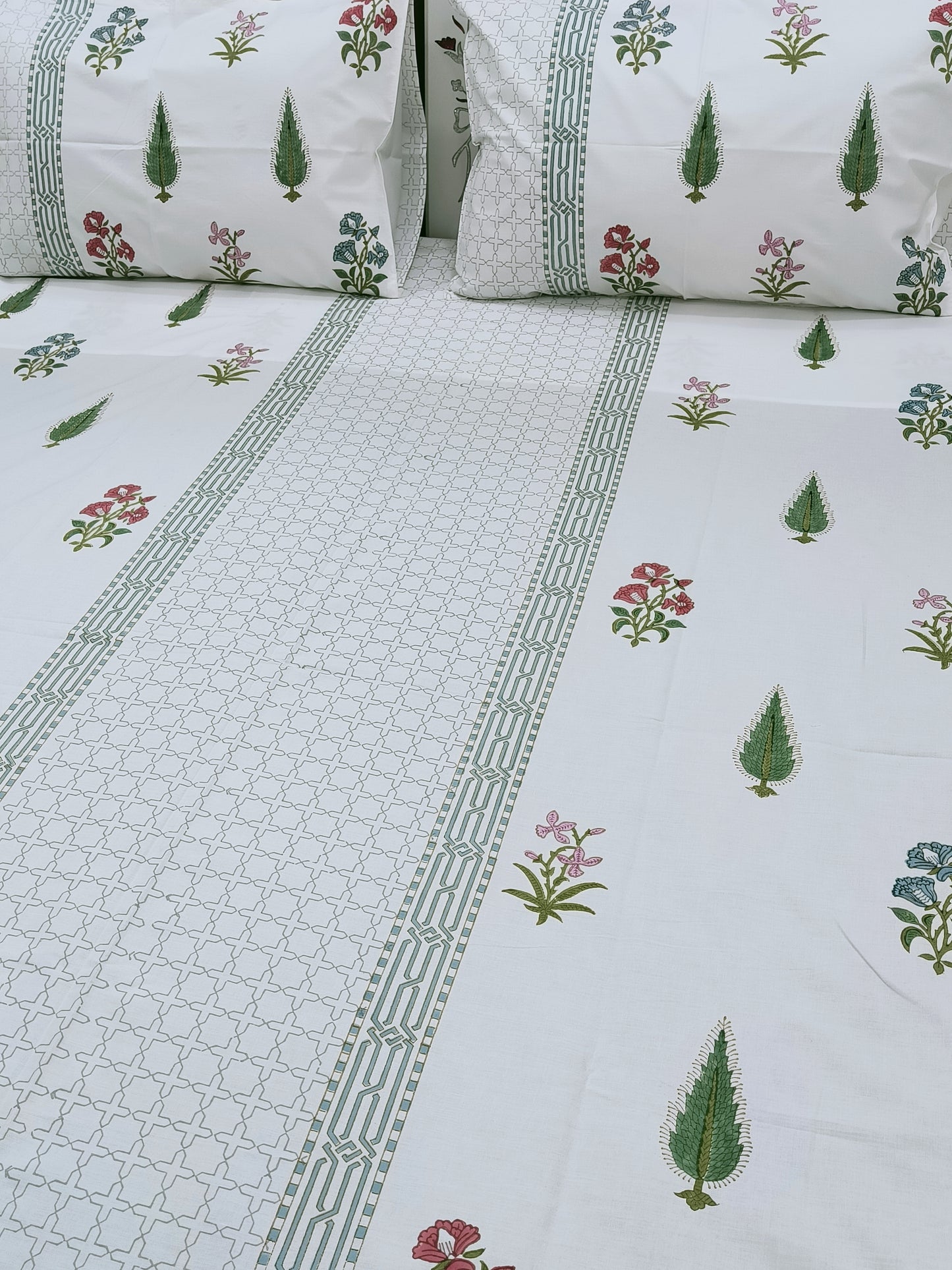 Handblock Printed Premium Bedsheets