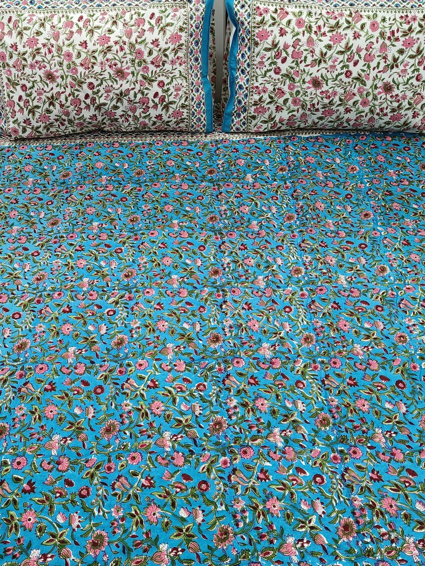FRESH ARRIVAL Handblock Printed Premium Bedsheets