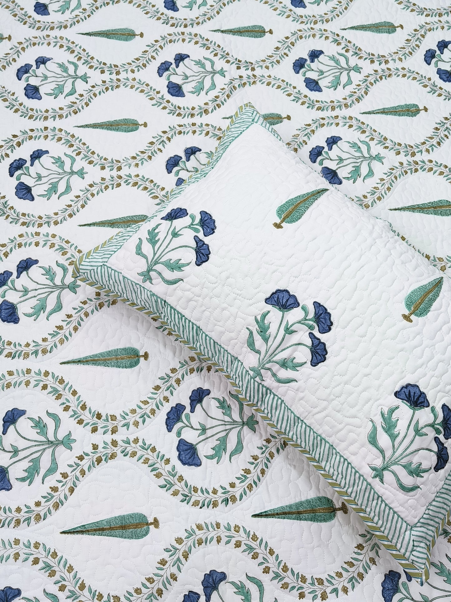 Handblock Printed Premium Mulmul Bedcovers