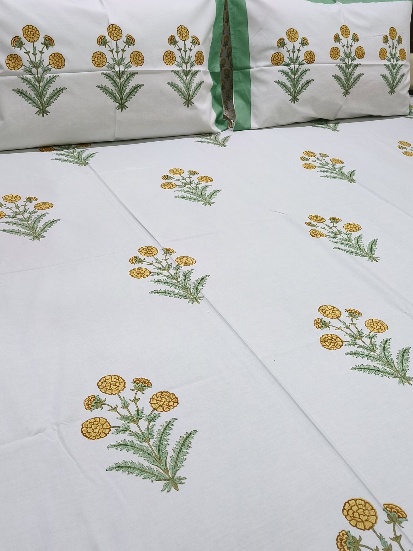 Handblock Printed Premium Bedsheets