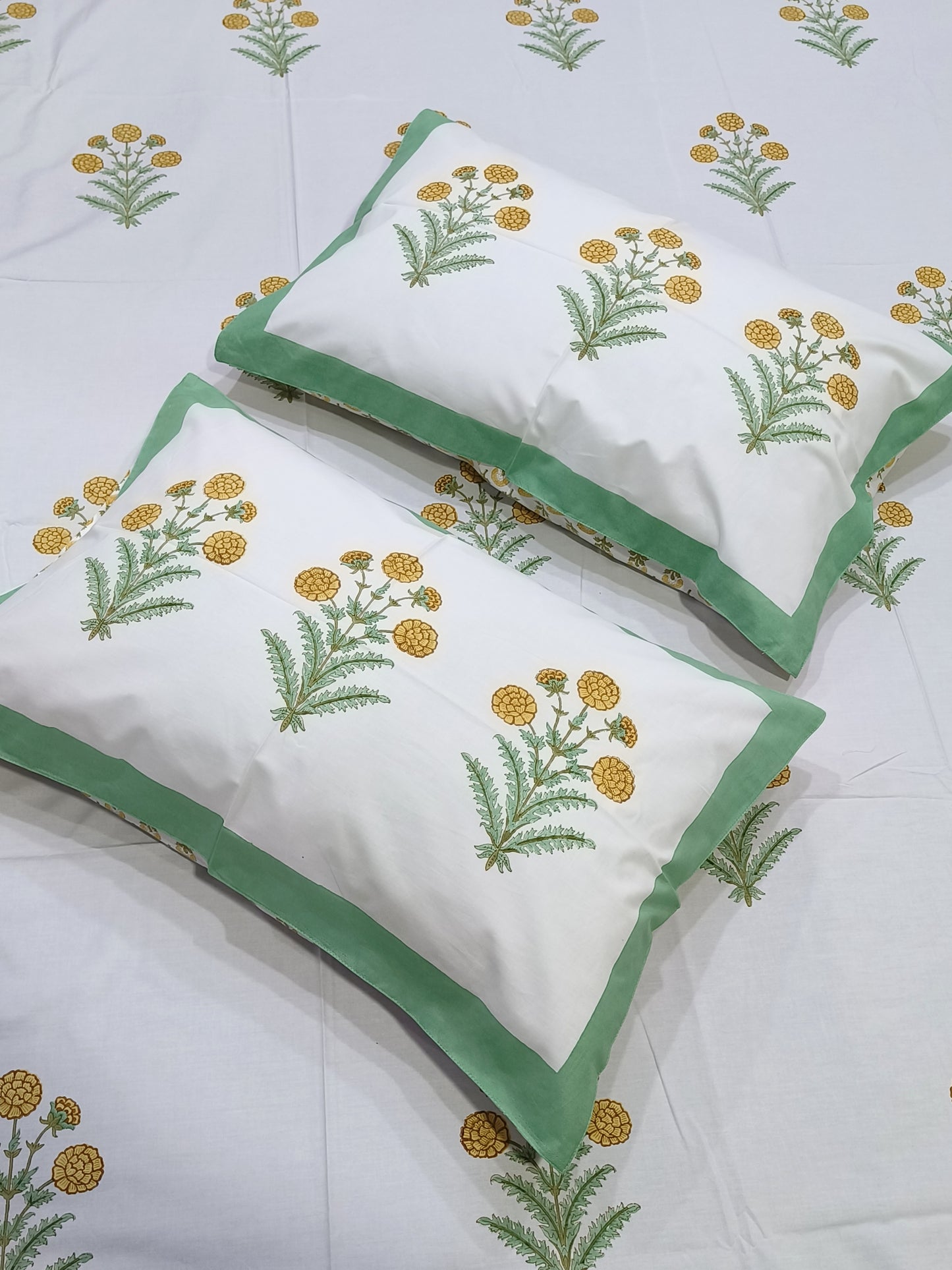 Handblock Printed Premium Bedsheets