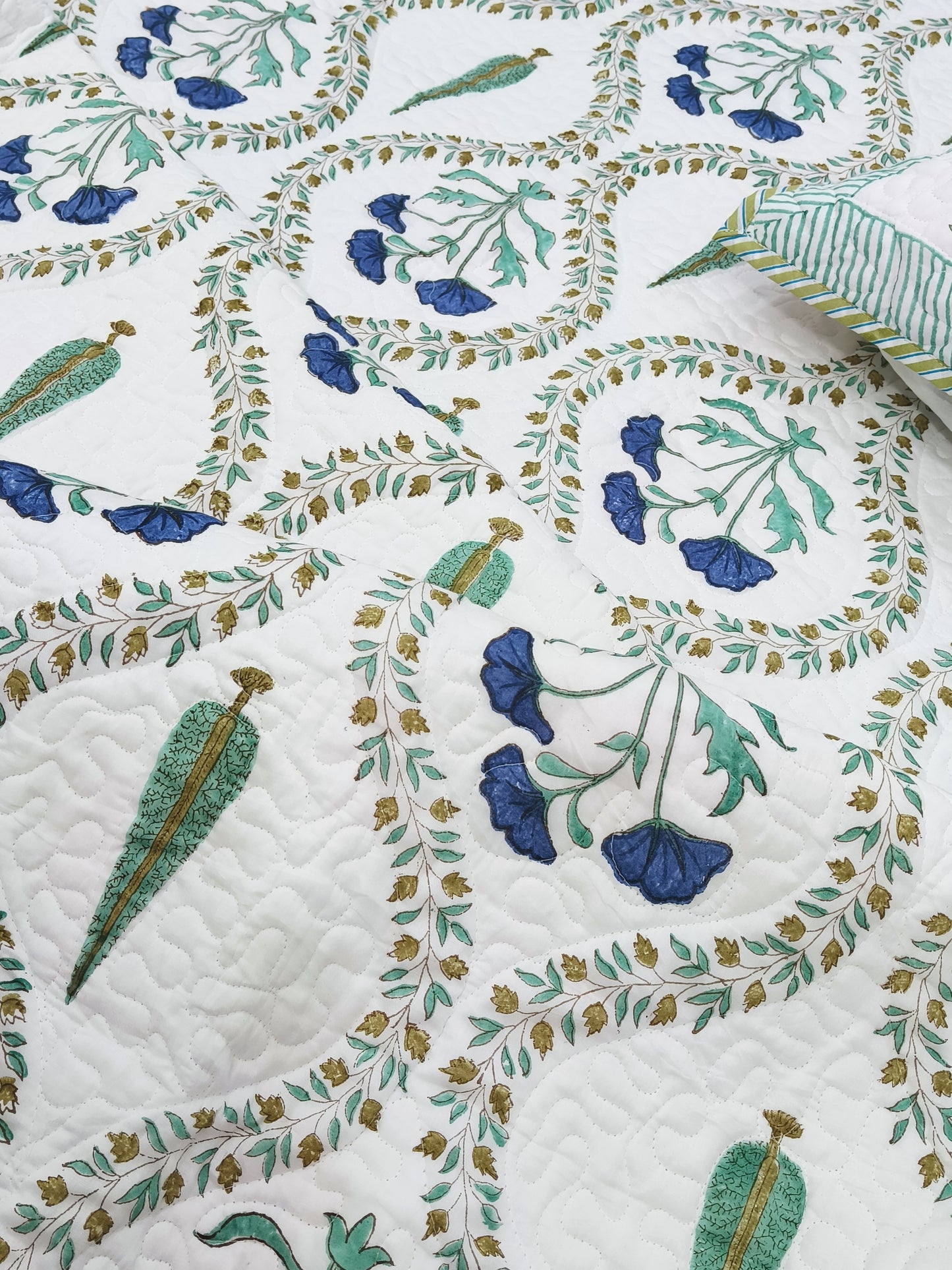 Handblock Printed Premium Mulmul Bedcovers
