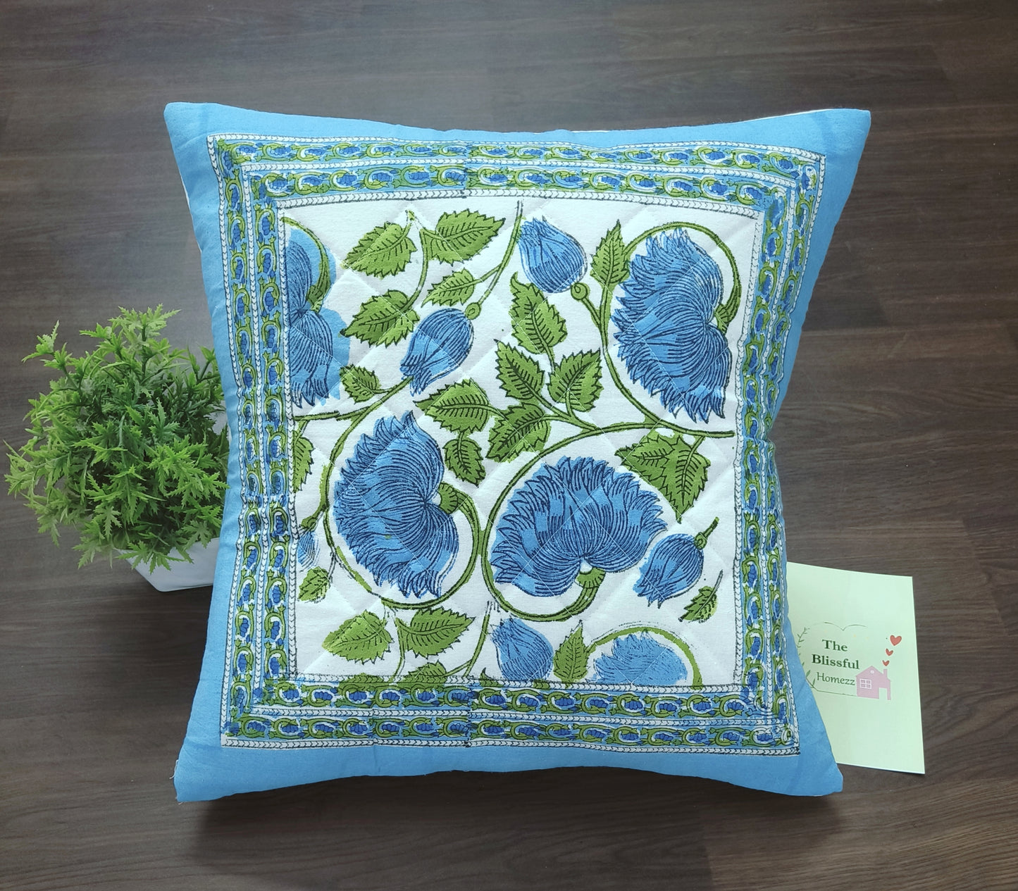 Handblock Printed Cushion Cover