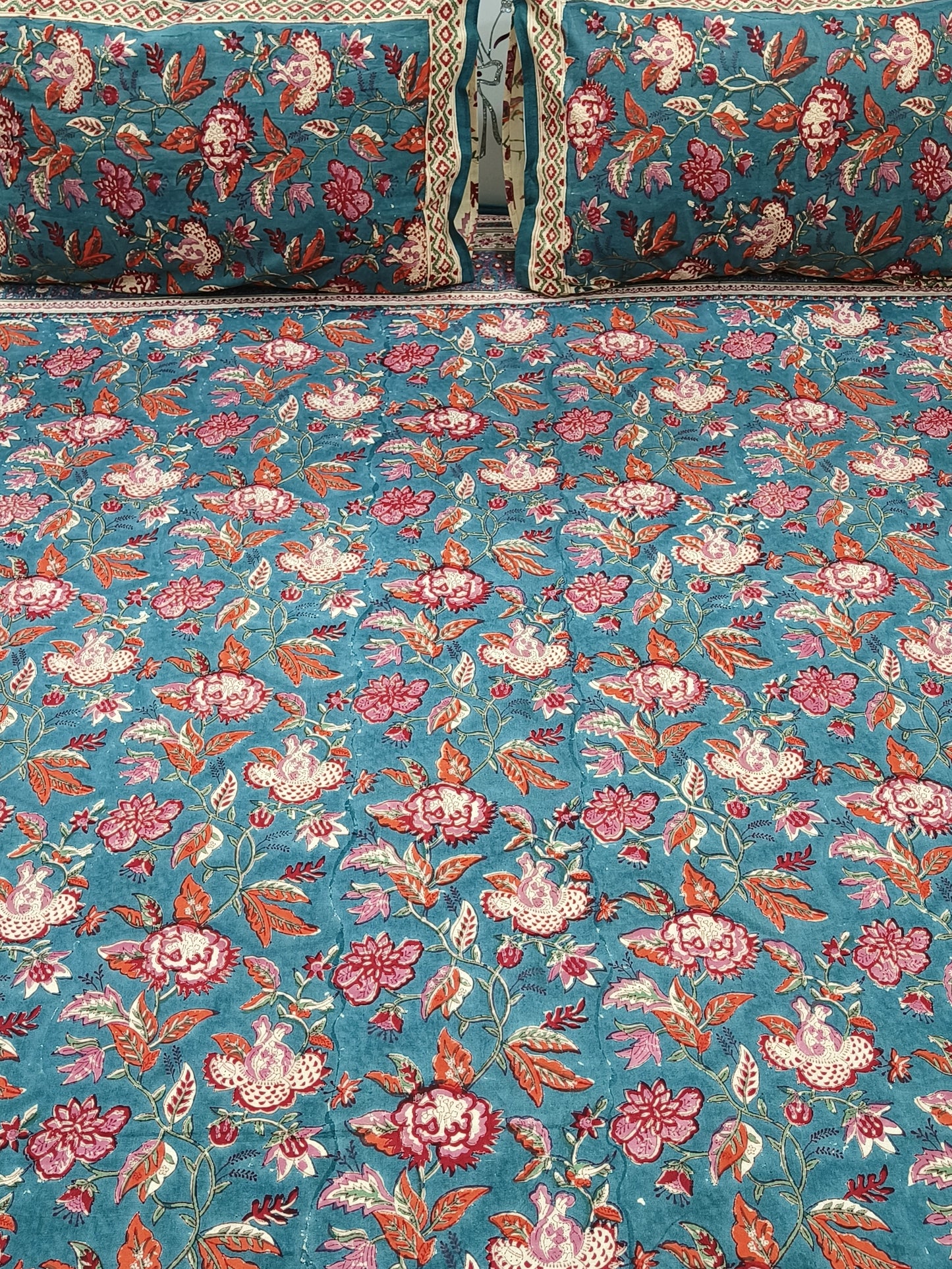 Handblock Printed Premium Bedsheets
