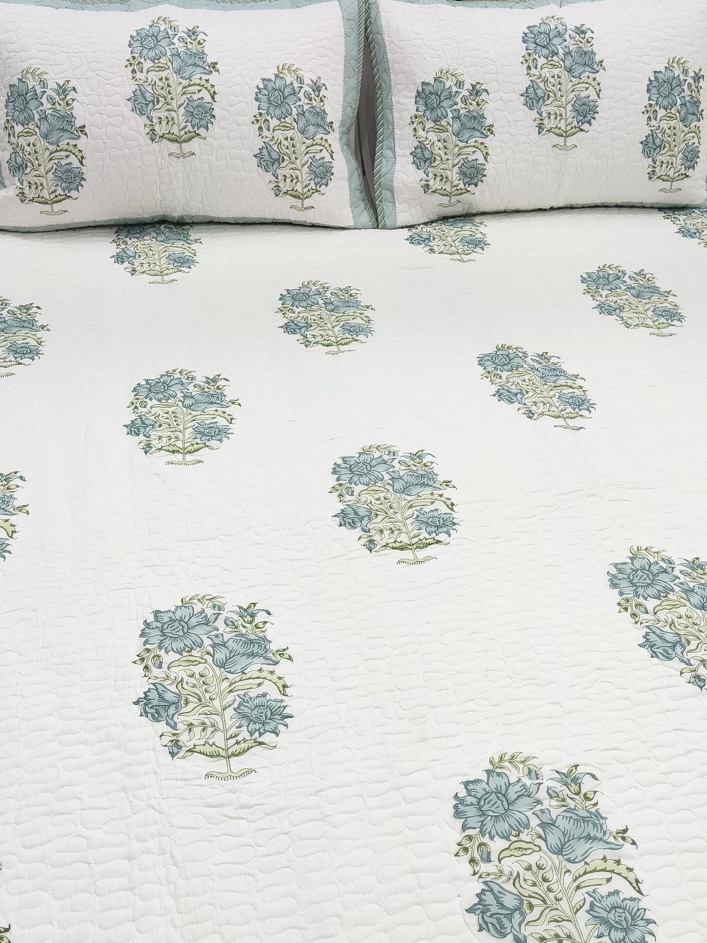 Handblock Printed Premium Mulmul Bedcovers