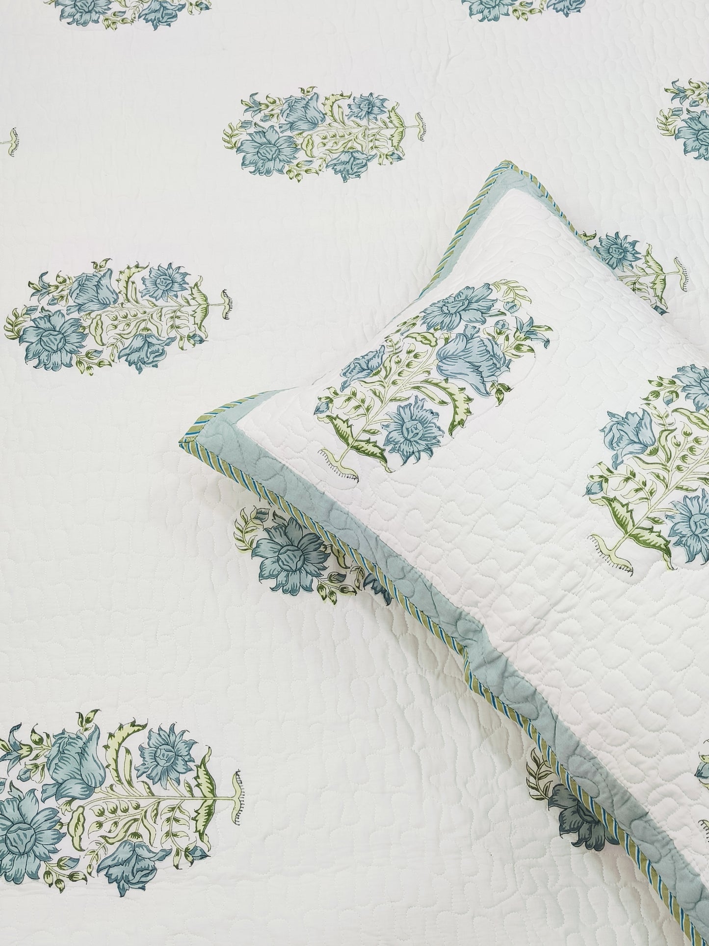 Handblock Printed Premium Mulmul Bedcovers