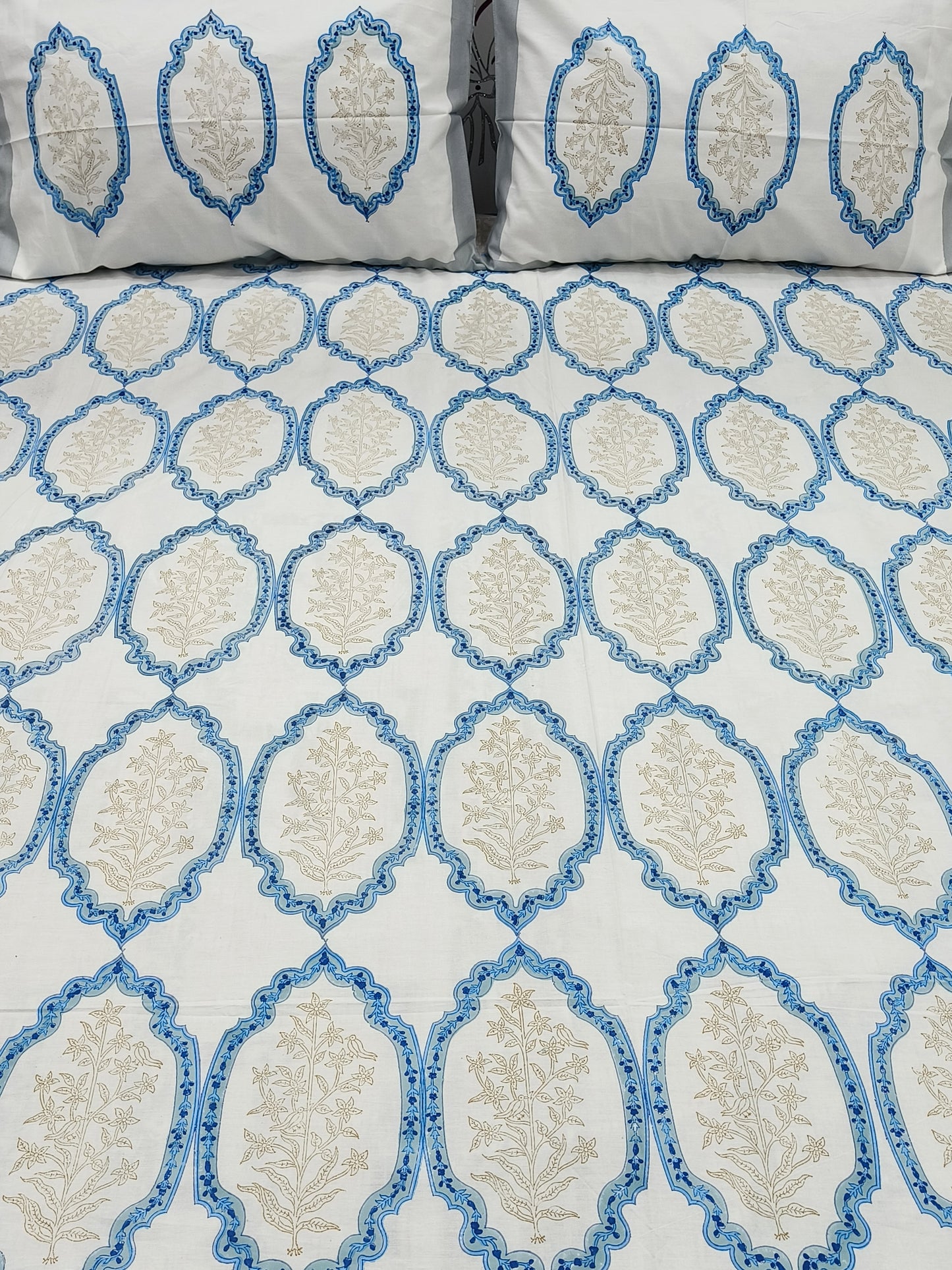 FRESH ARRIVAL Handblock Printed Premium Bedsheets