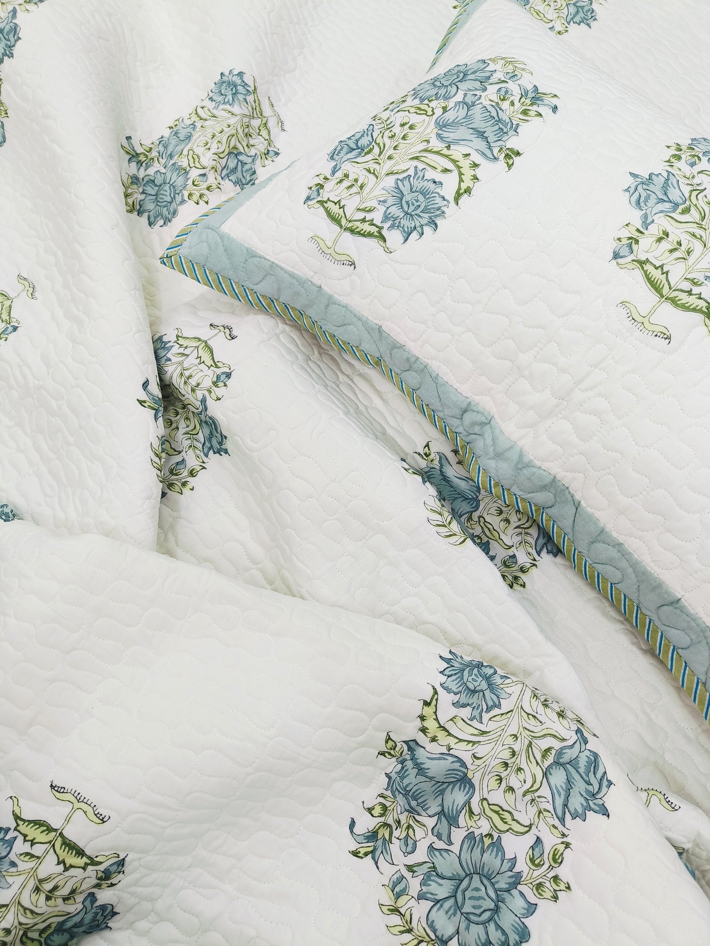 Handblock Printed Premium Mulmul Bedcovers