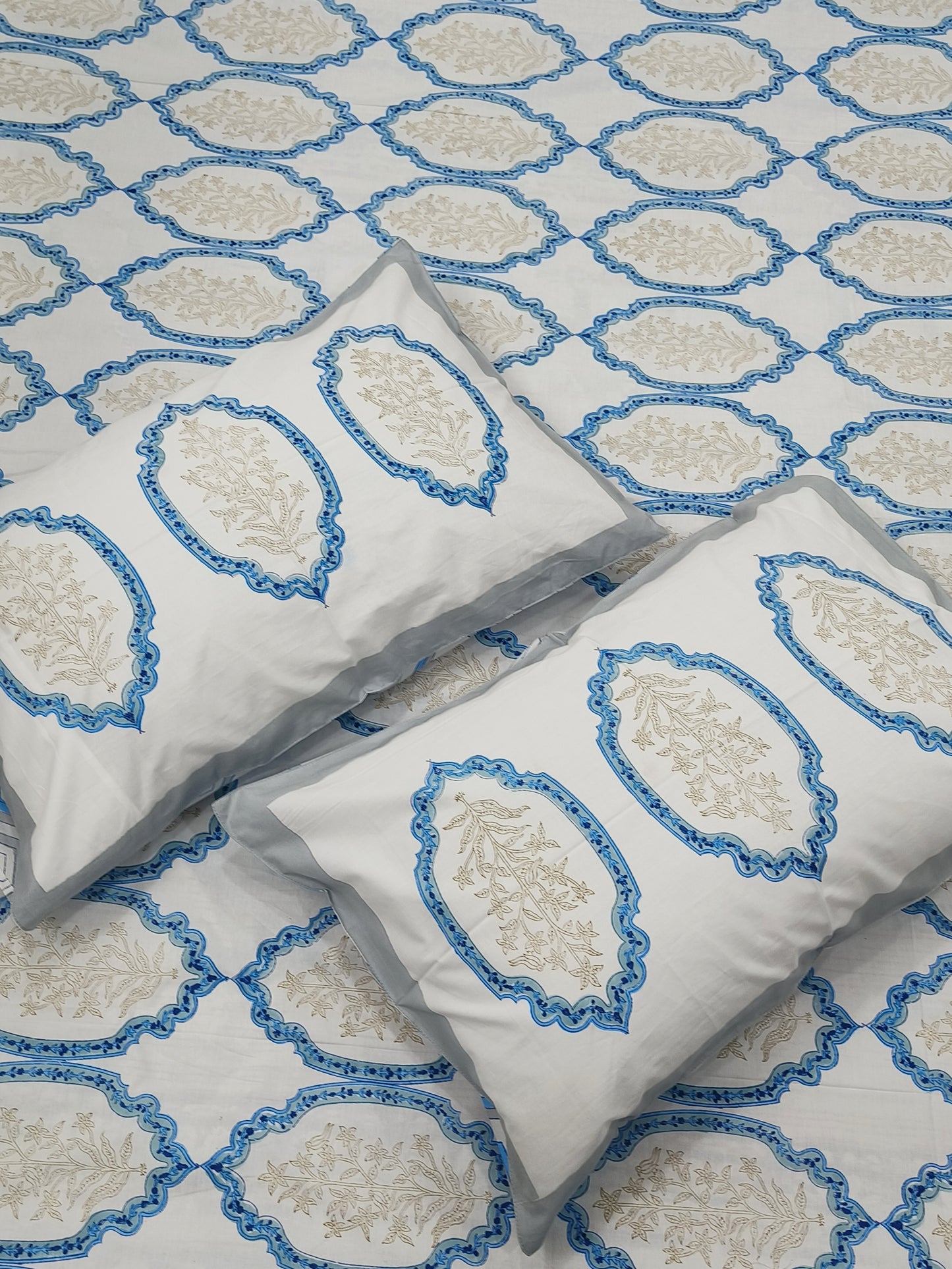 FRESH ARRIVAL Handblock Printed Premium Bedsheets
