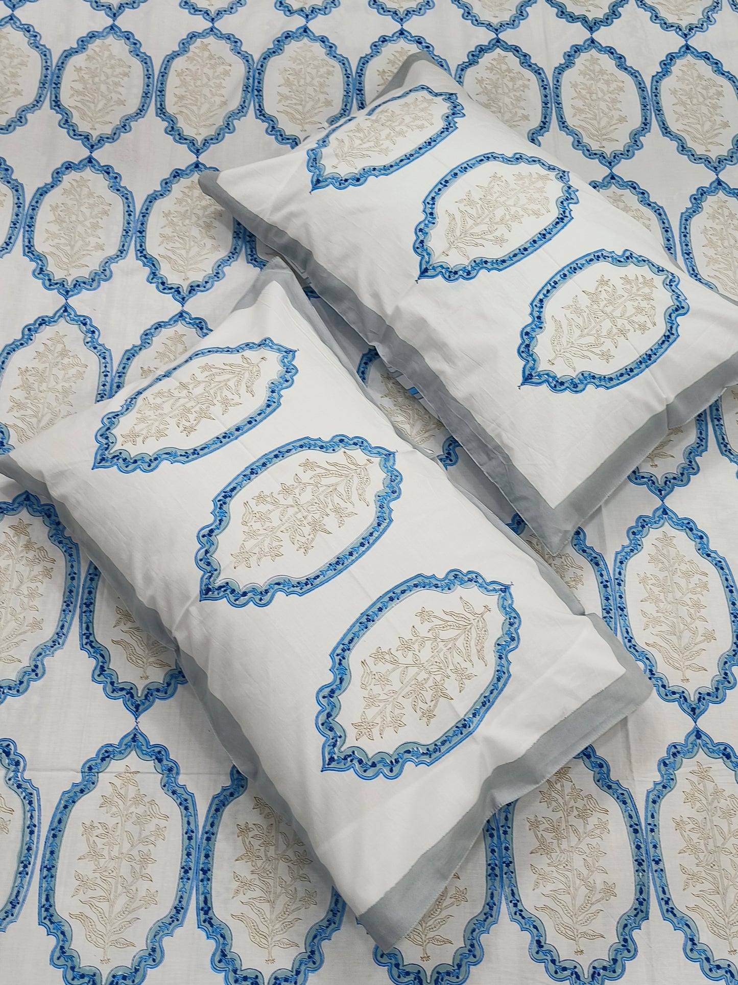 FRESH ARRIVAL Handblock Printed Premium Bedsheets