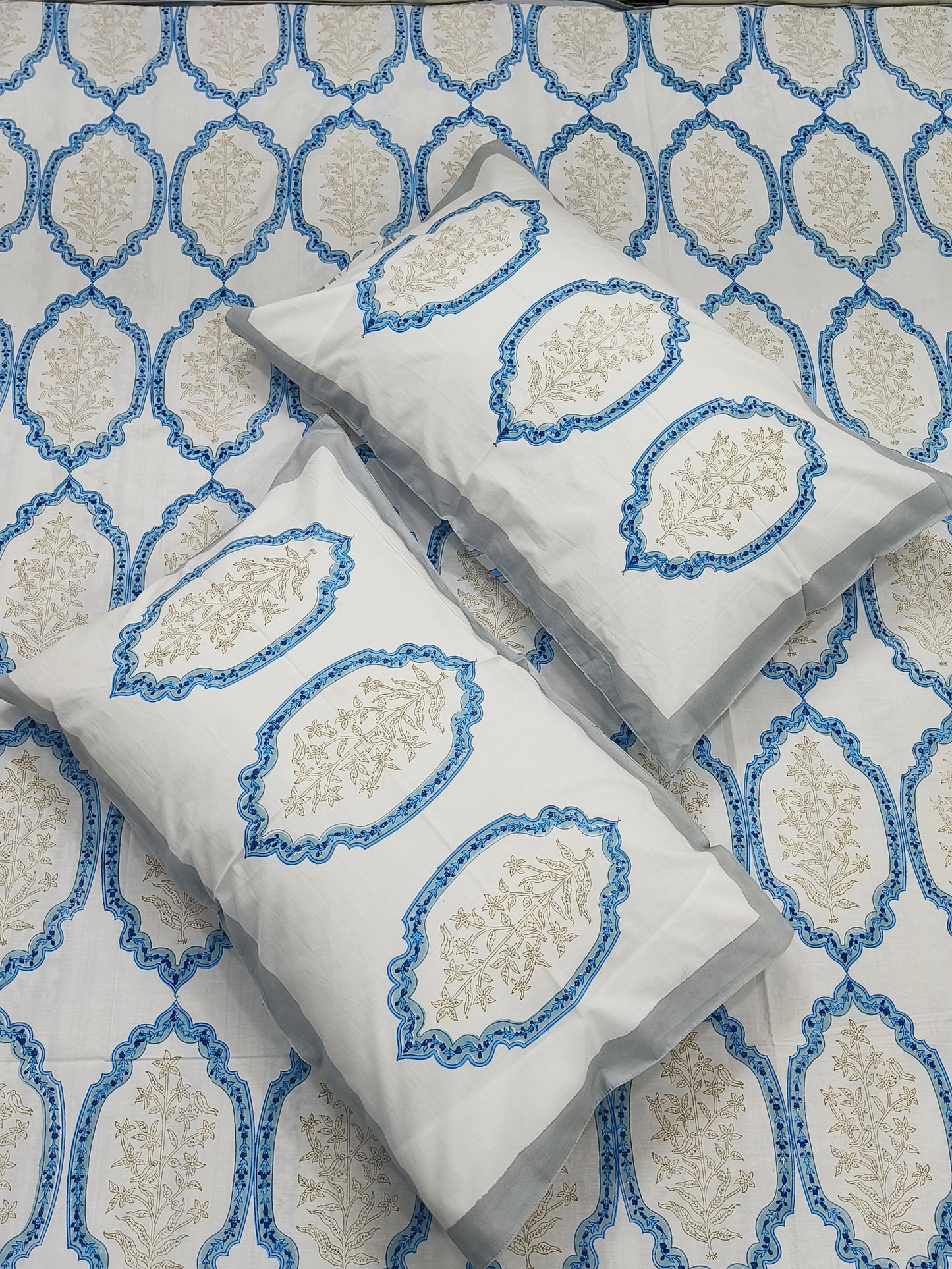 FRESH ARRIVAL Handblock Printed Premium Bedsheets