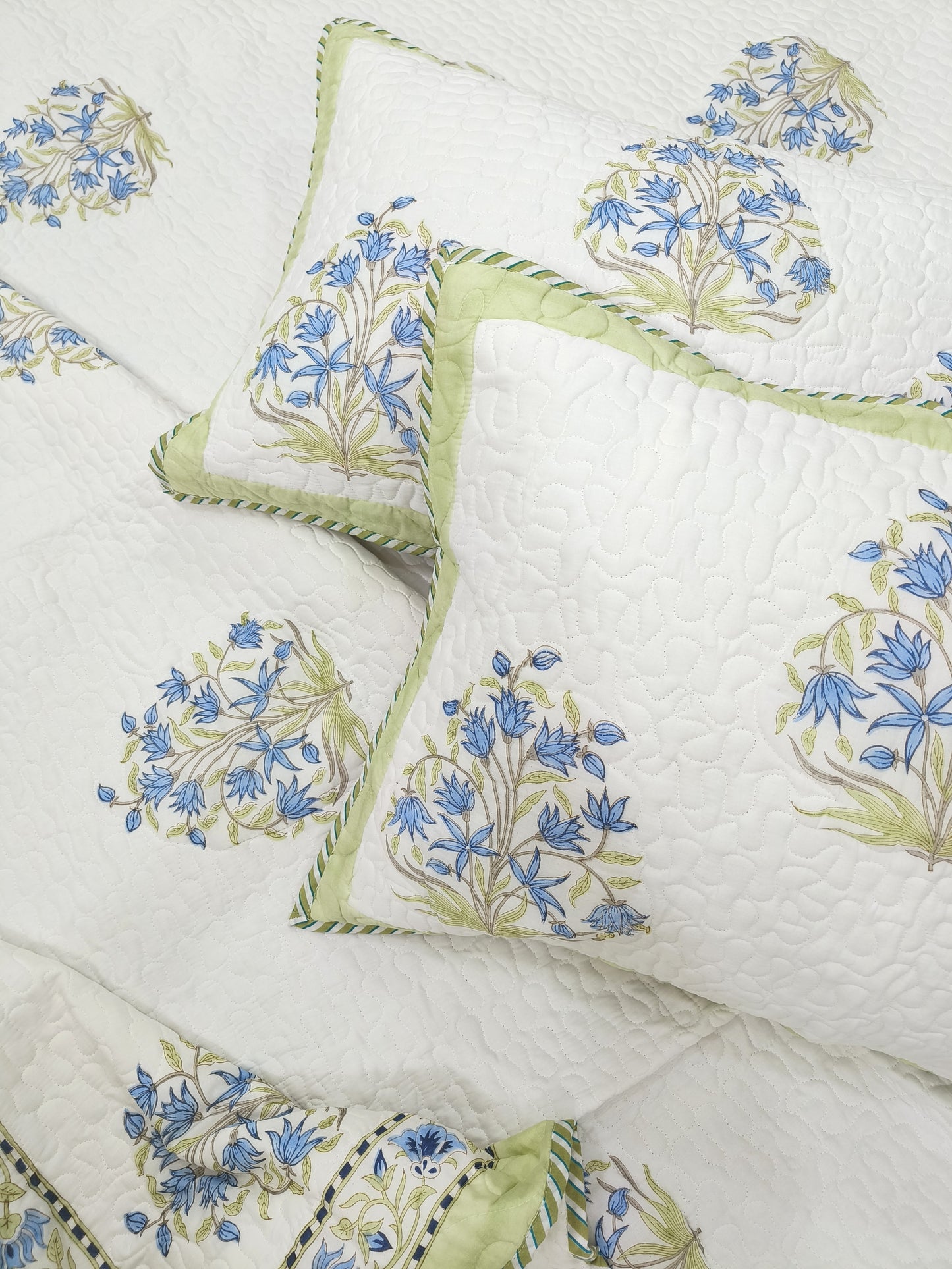 Handblock Printed Premium Mulmul Bedcovers