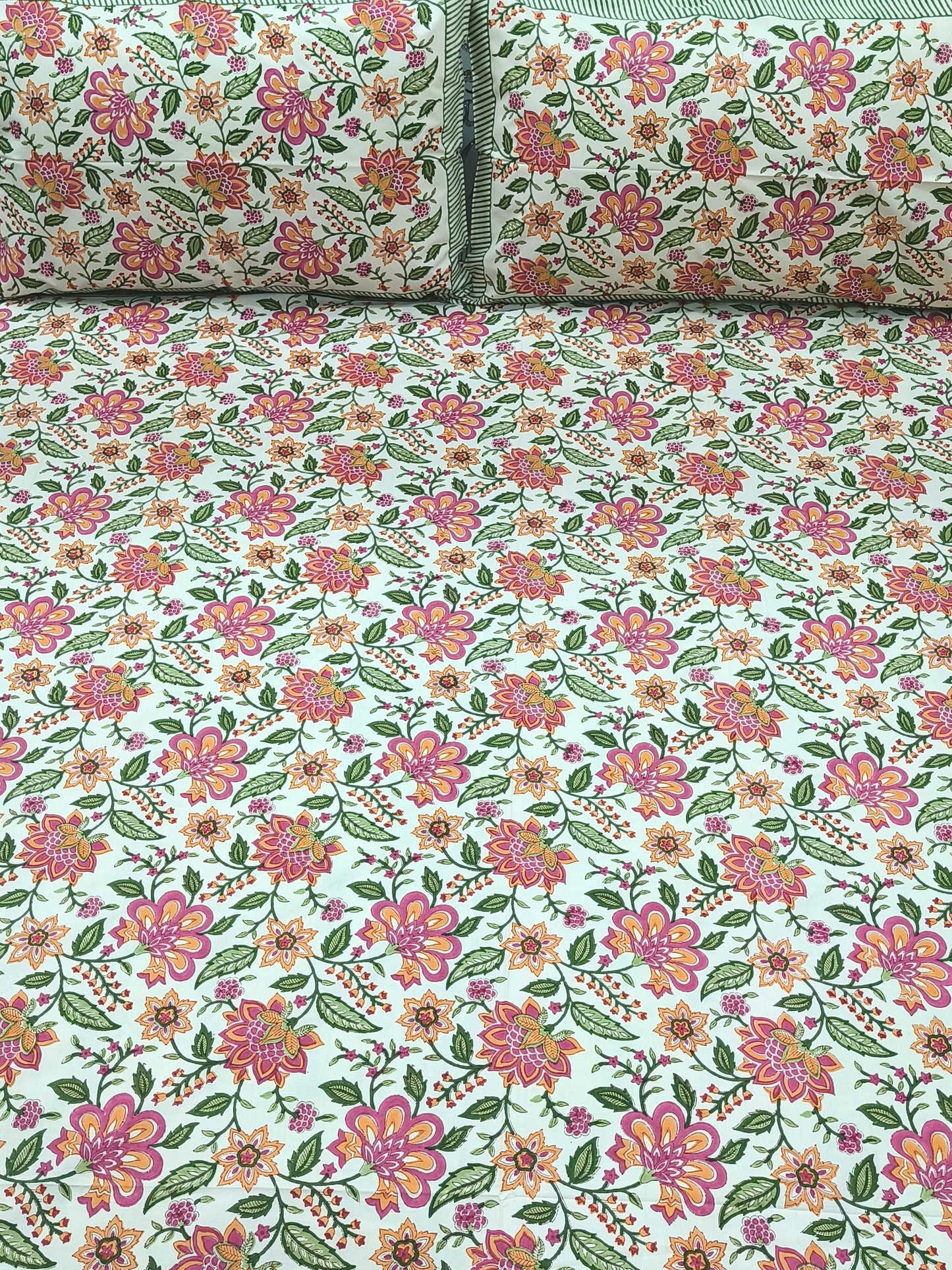 FRESH ARRIVAL Handblock Printed Premium Bedsheets
