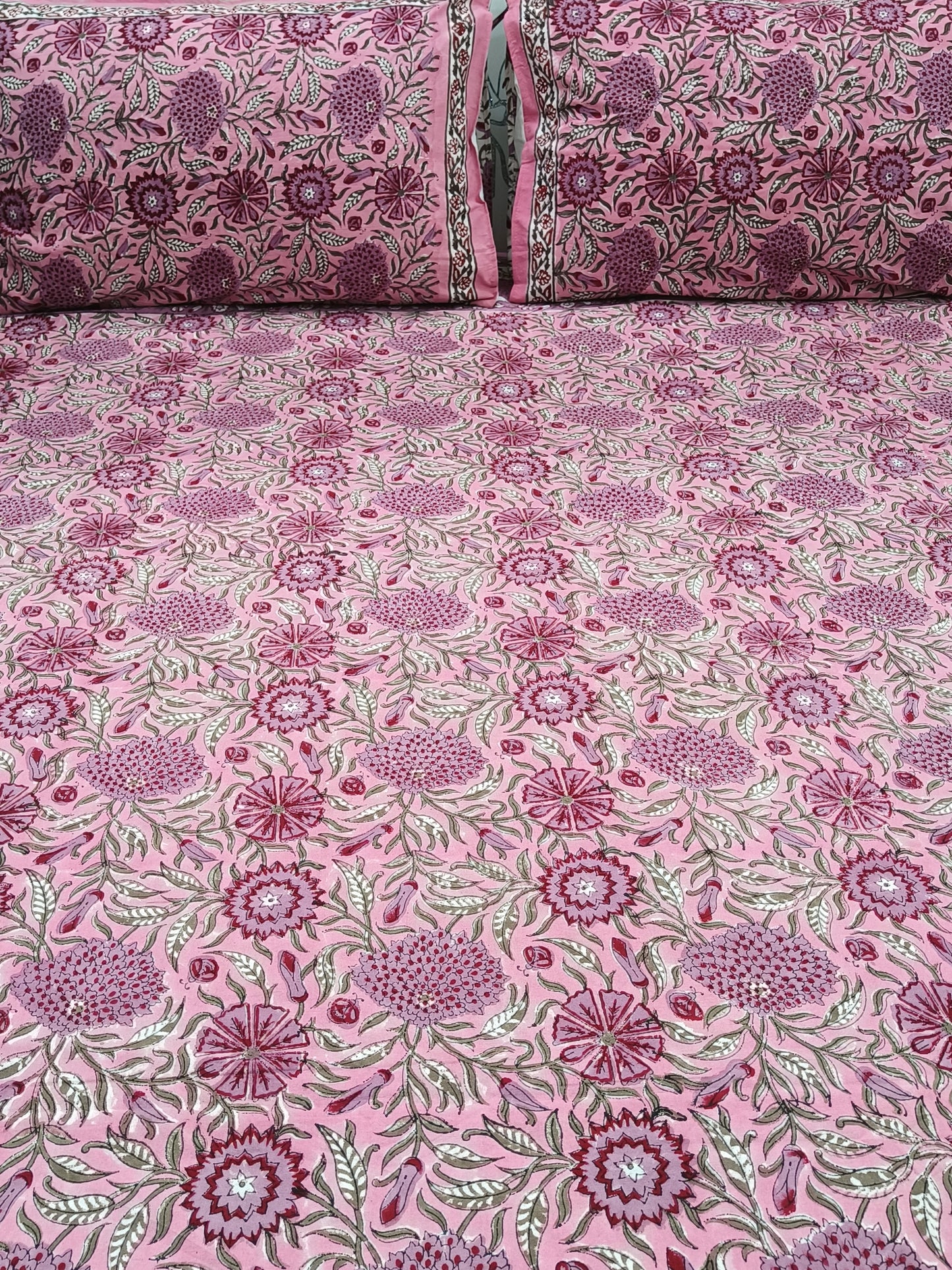 Handblock Printed Premium Bedsheets