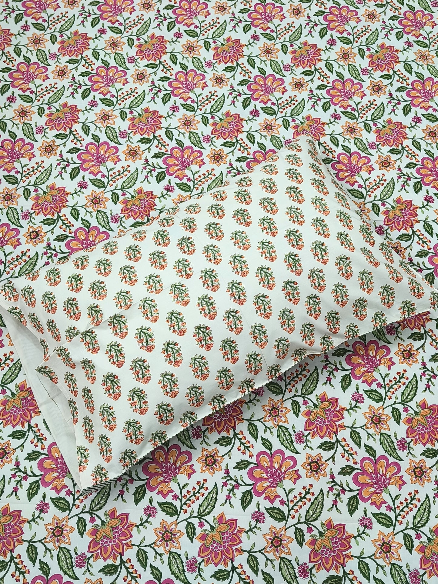 FRESH ARRIVAL Handblock Printed Premium Bedsheets