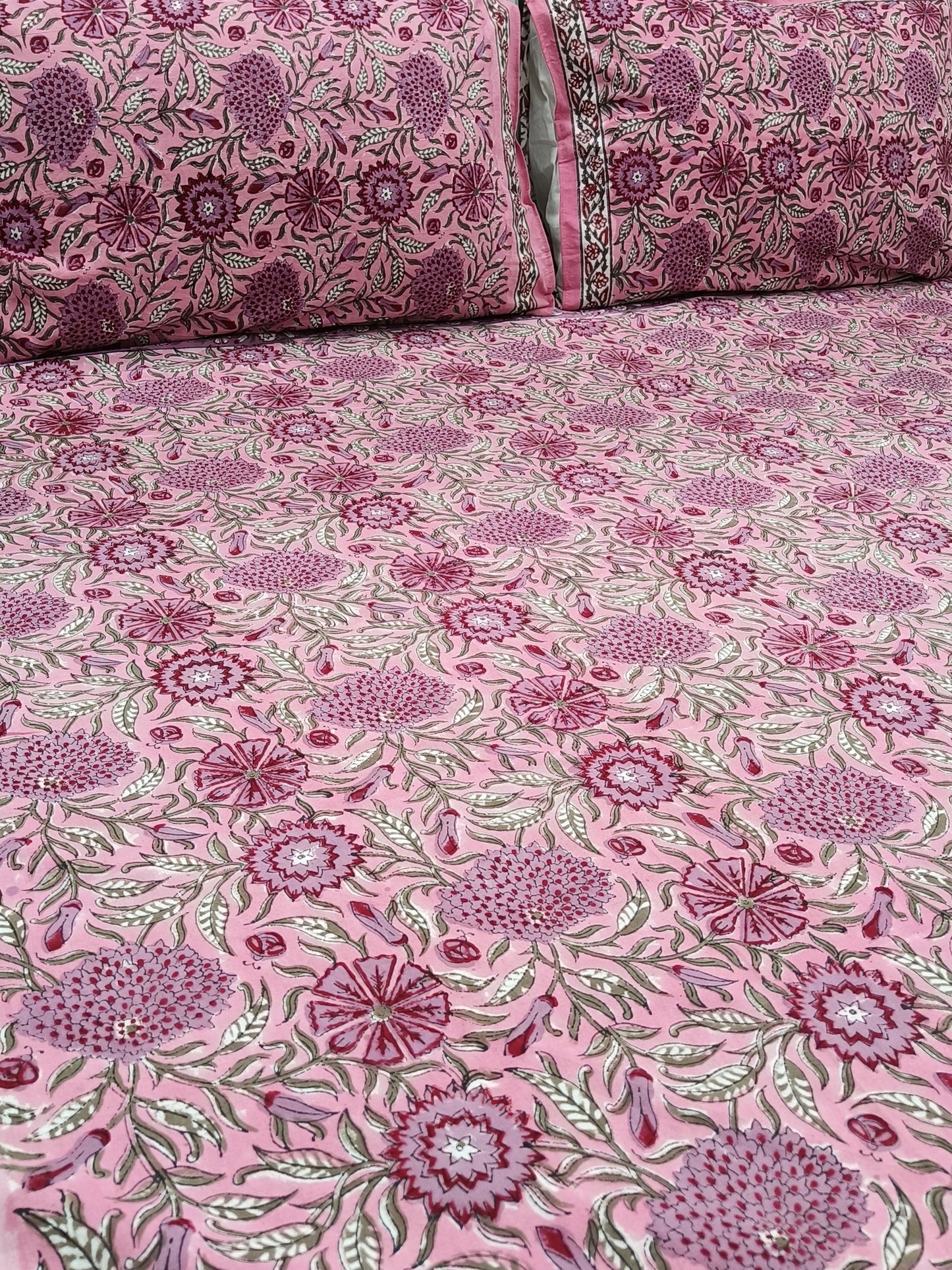 Handblock Printed Premium Bedsheets