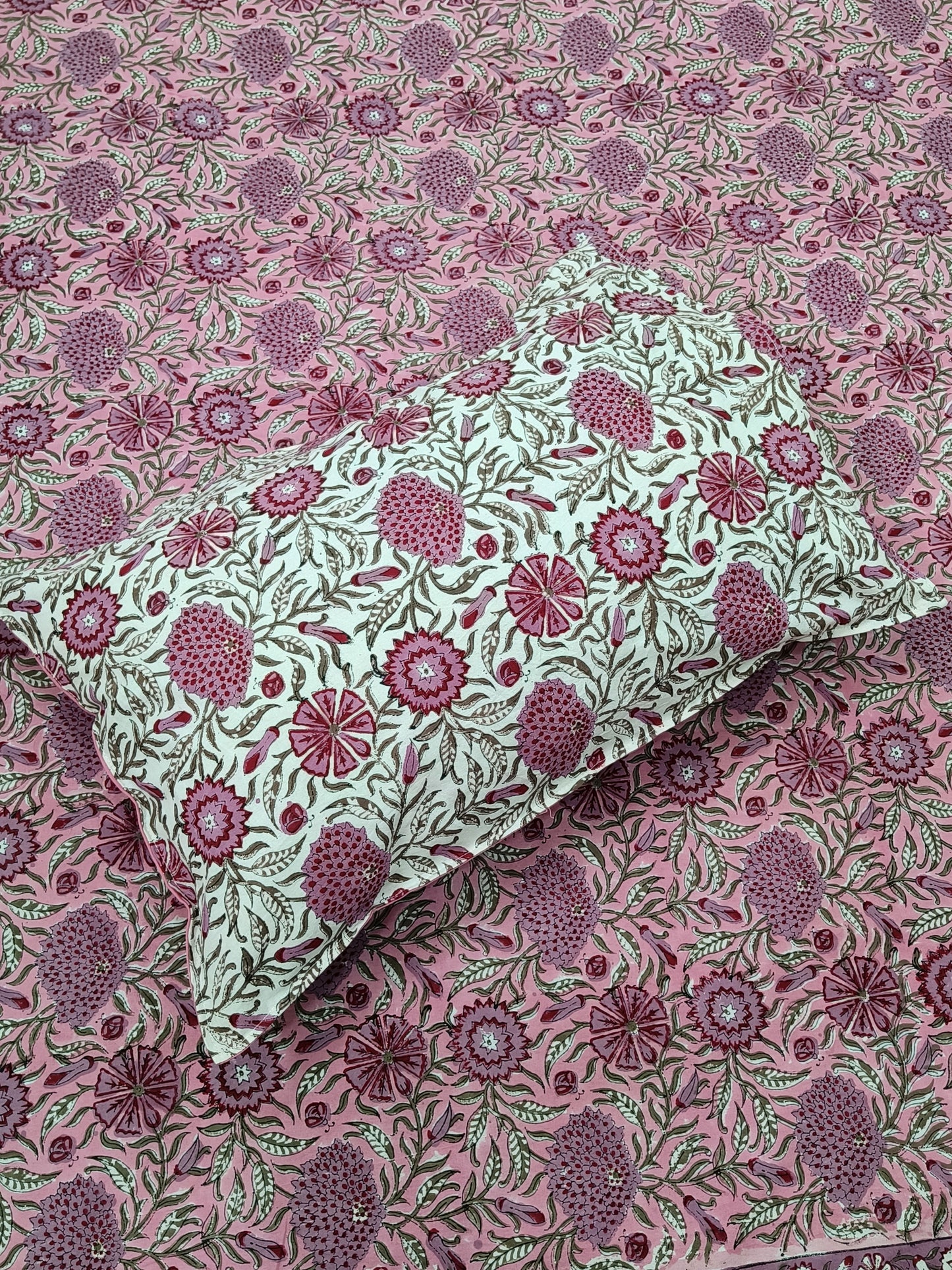 Handblock Printed Premium Bedsheets