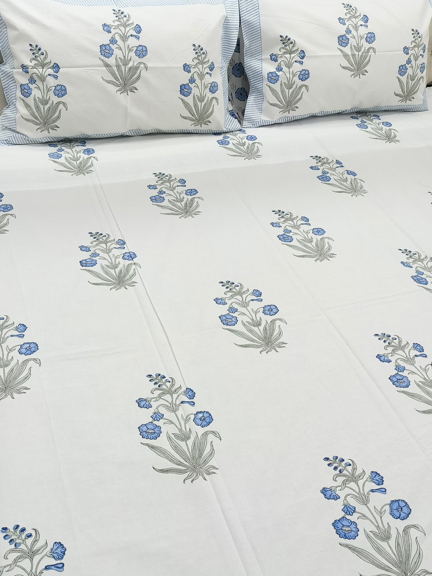 FRESH ARRIVAL Handblock Printed Premium Bedsheets