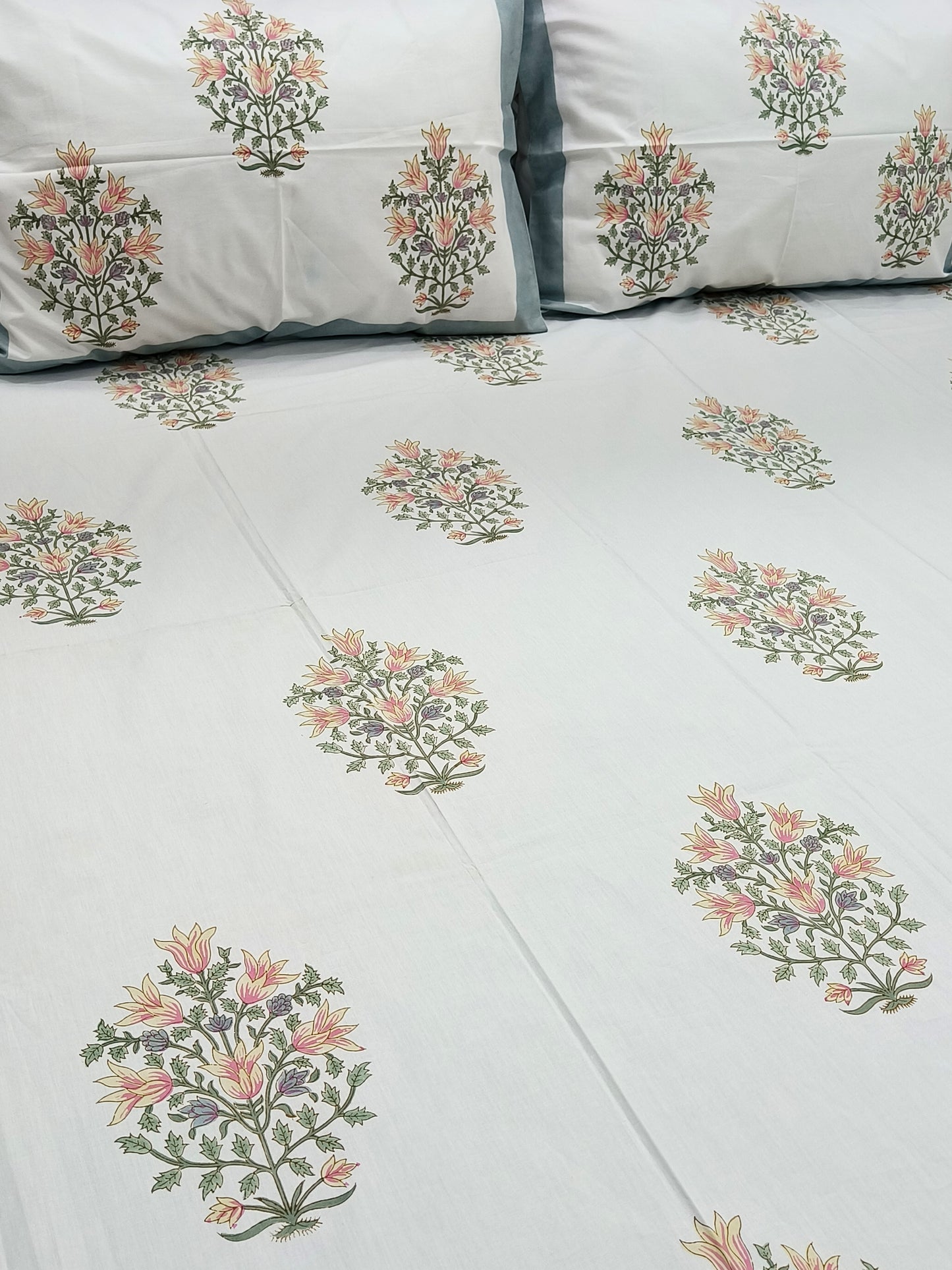 FRESH ARRIVAL Handblock Printed Premium Bedsheets