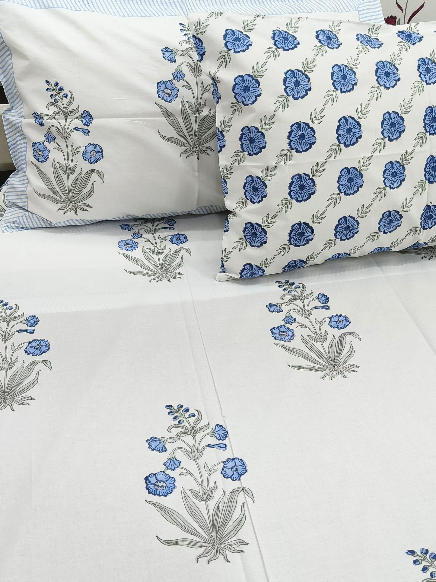 FRESH ARRIVAL Handblock Printed Premium Bedsheets