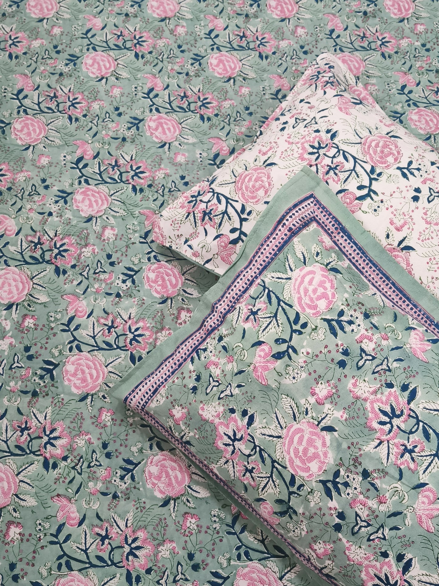 Handblock Printed Premium Bedsheets