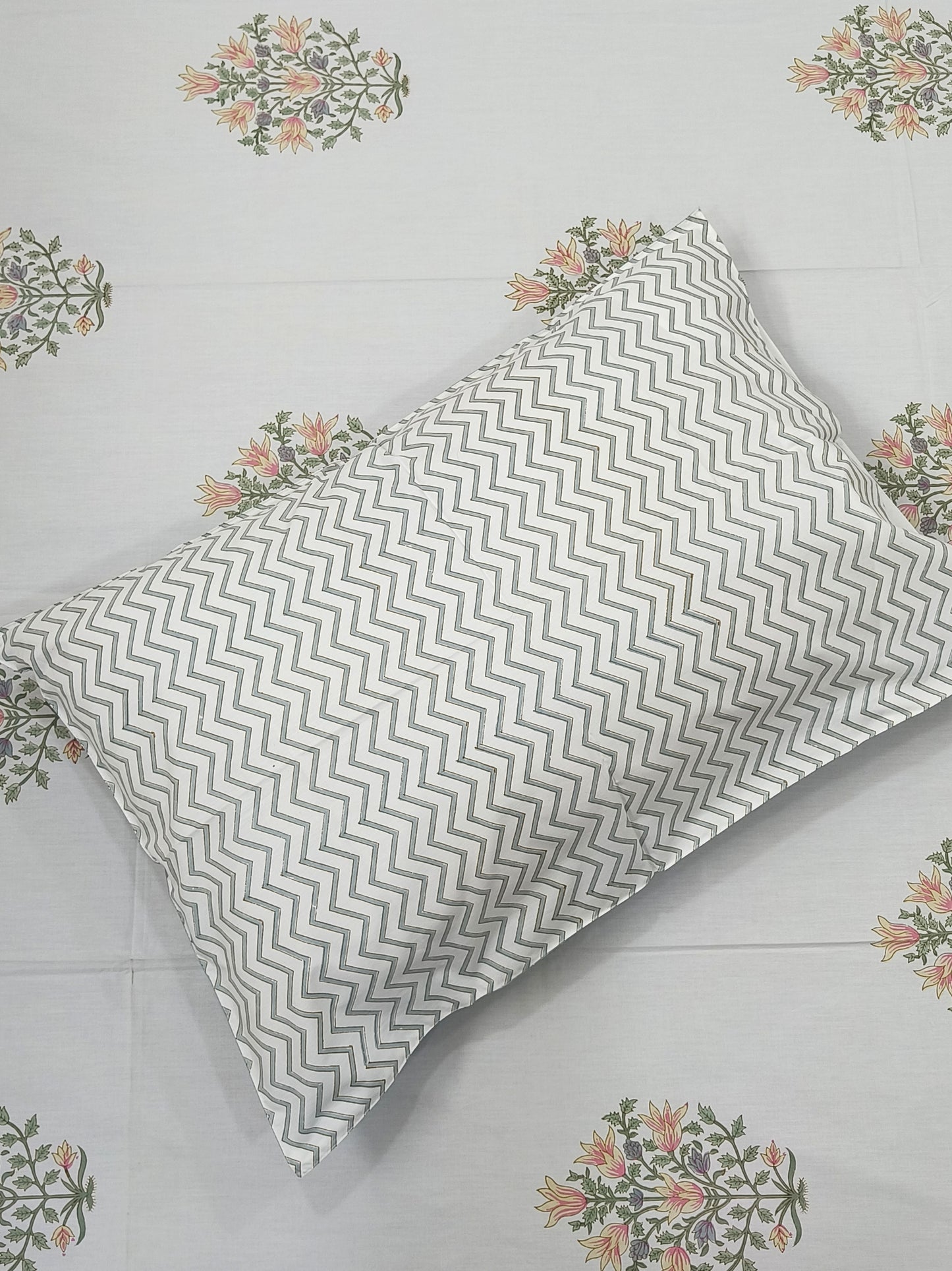 FRESH ARRIVAL Handblock Printed Premium Bedsheets