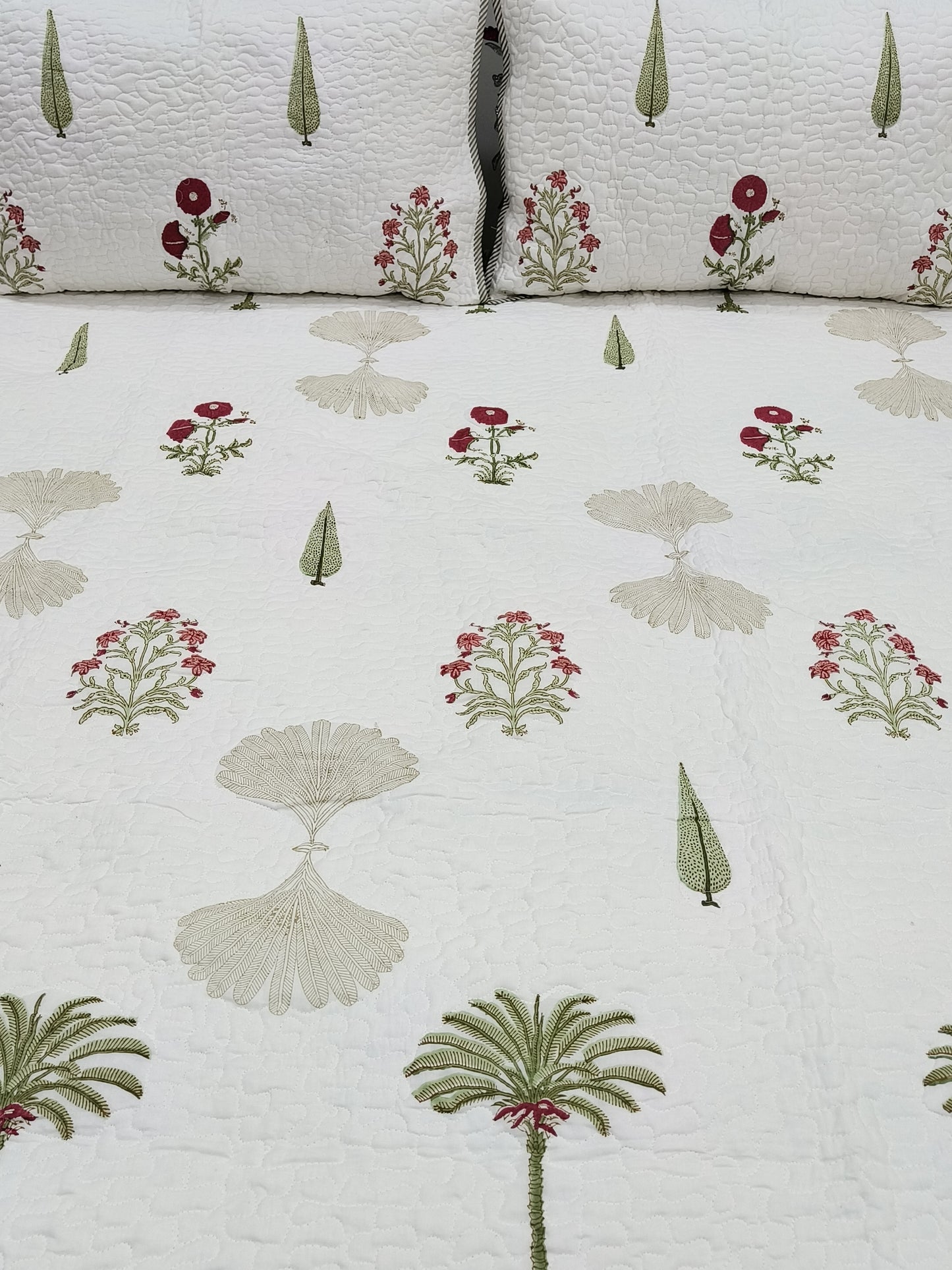 Handblock Printed Premium Mulmul Bedcovers