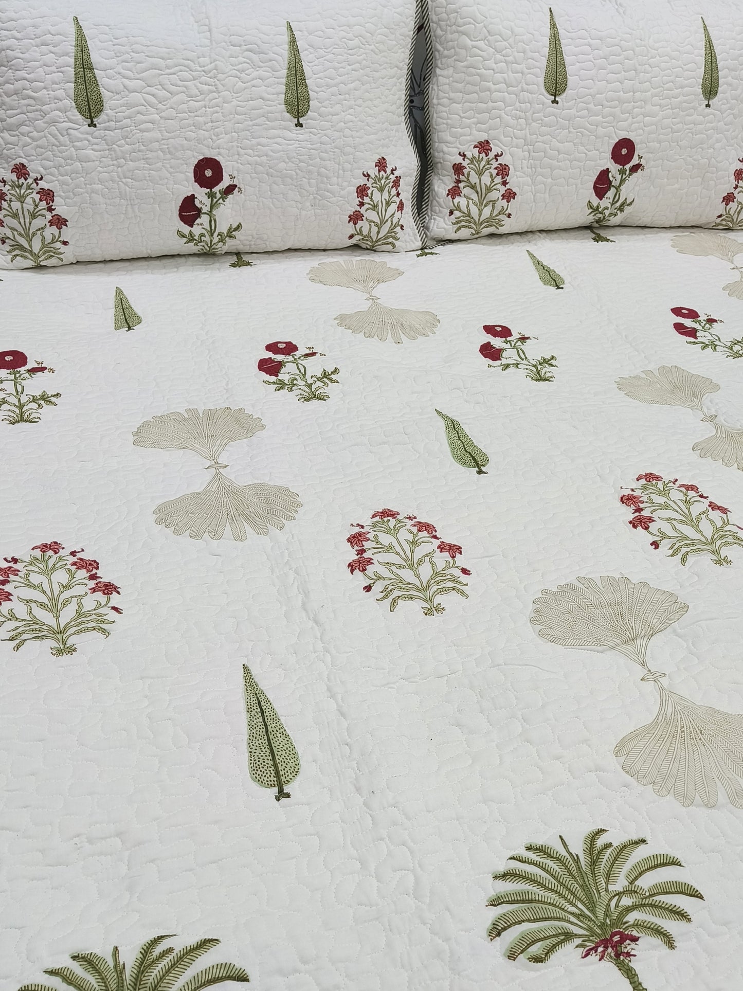 Handblock Printed Premium Mulmul Bedcovers