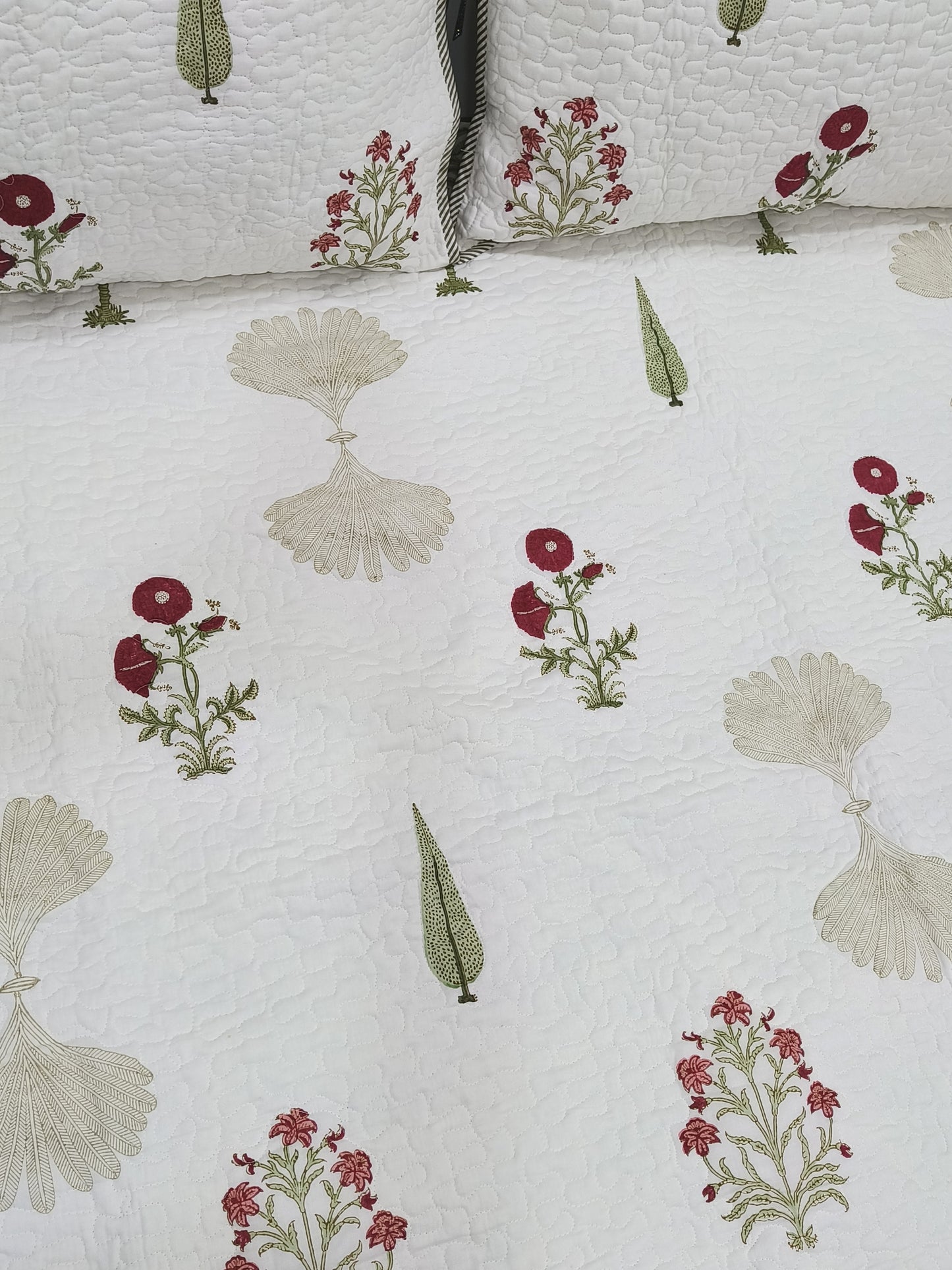 Handblock Printed Premium Mulmul Bedcovers