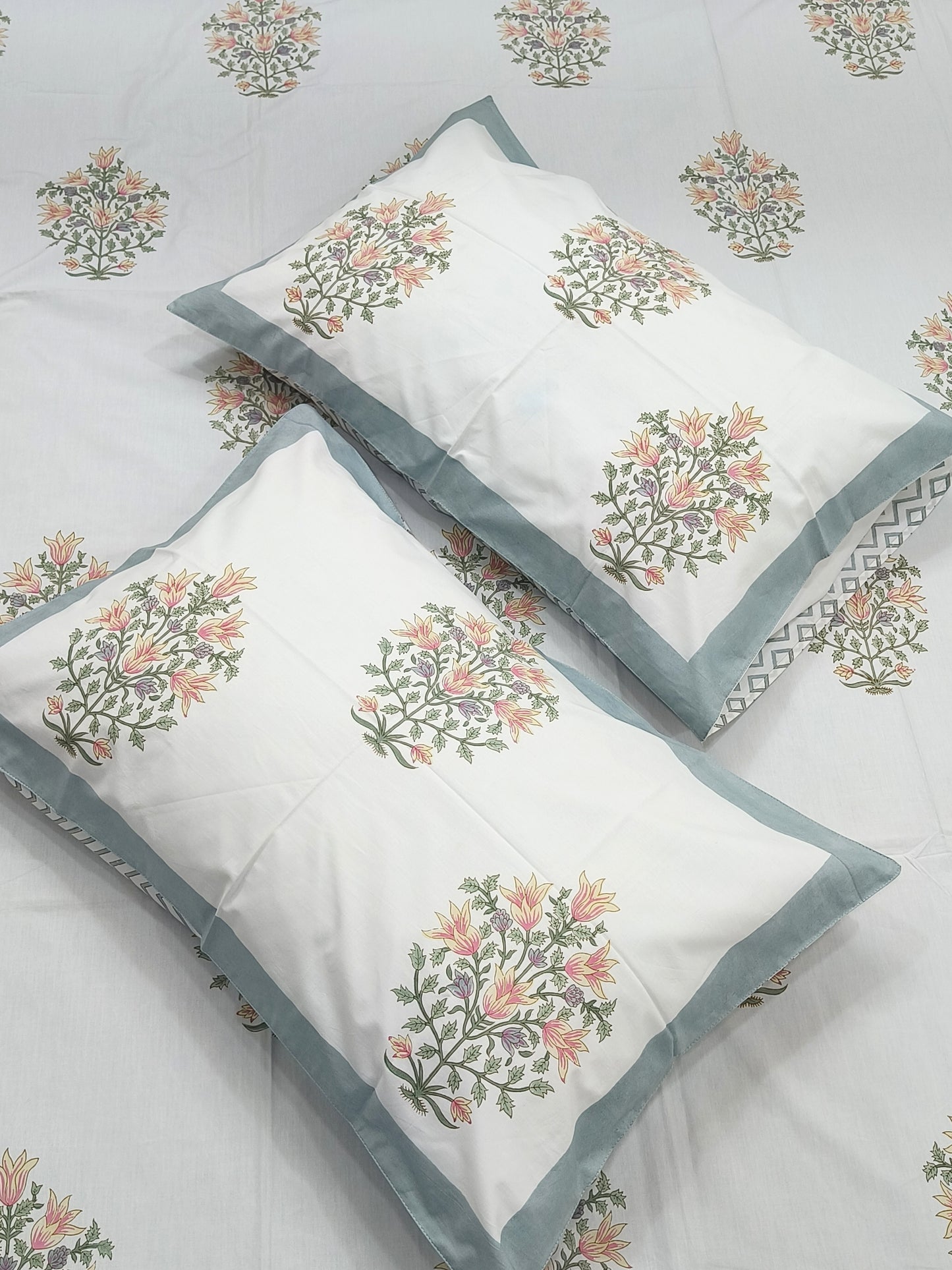 FRESH ARRIVAL Handblock Printed Premium Bedsheets