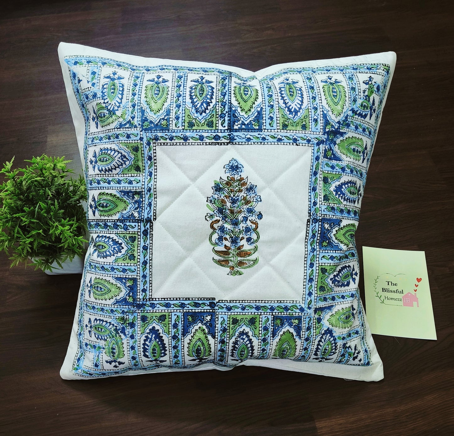 Handblock Printed Cushion Cover