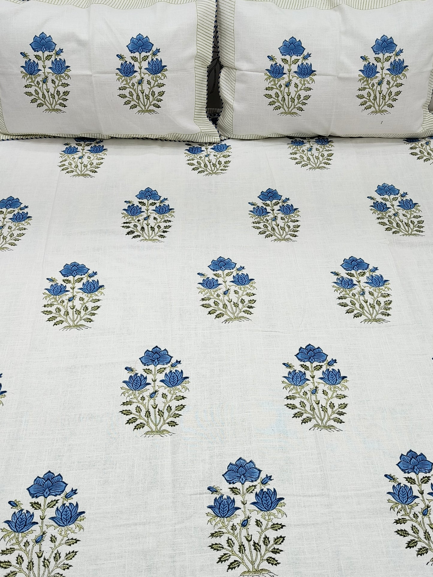 Handblock Printed Premium SLUB Bedcovers