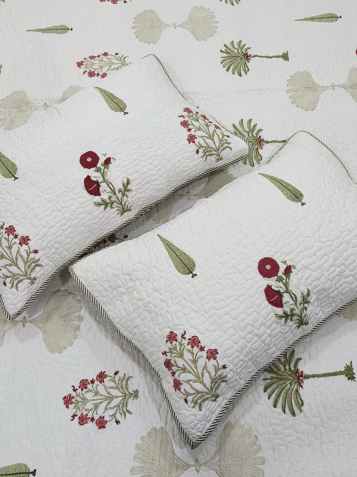 Handblock Printed Premium Mulmul Bedcovers