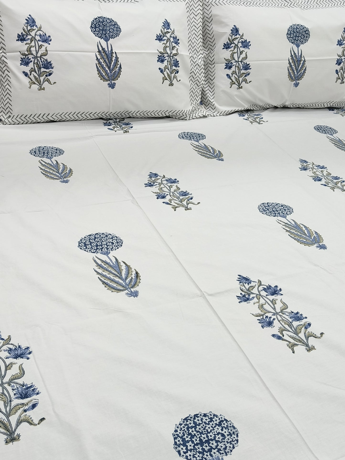 Handblock Printed Premium Bedsheets