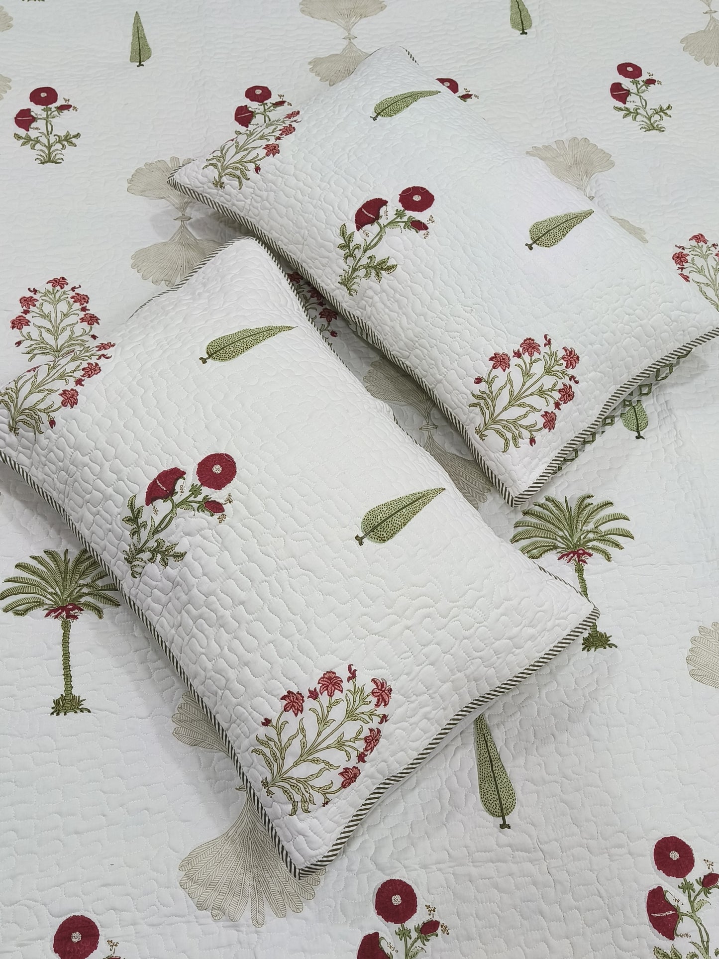 Handblock Printed Premium Mulmul Bedcovers