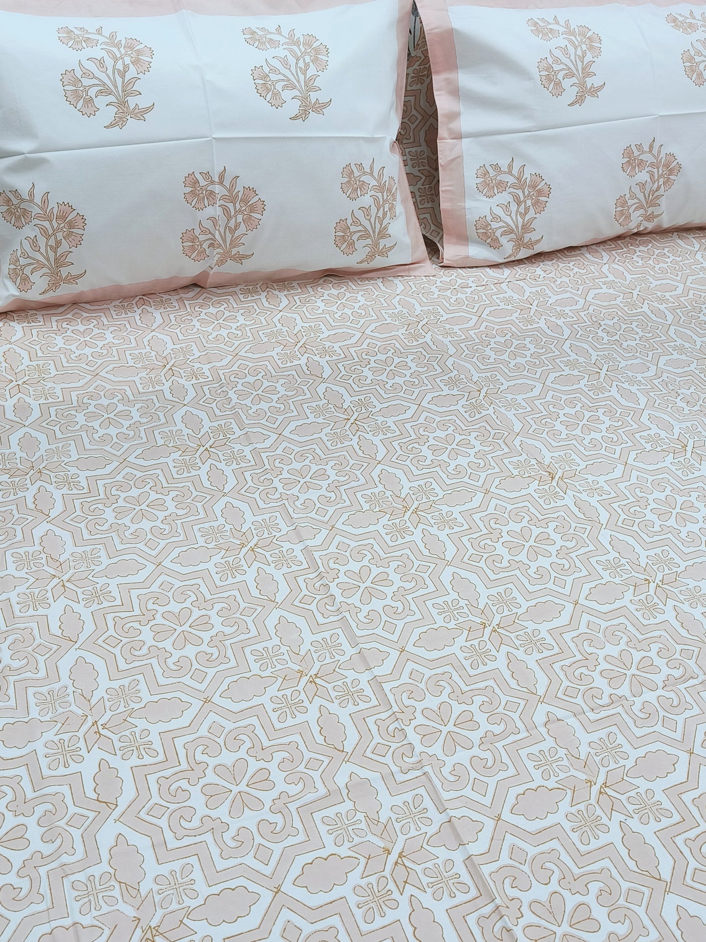 FRESH ARRIVAL Handblock Printed Premium Bedsheets